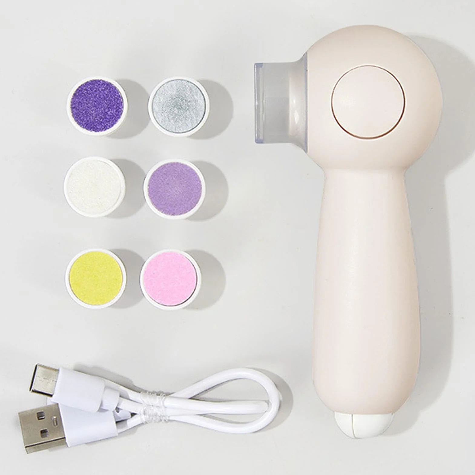 Ponceuse à ongles électrique pour perroquets 6 têtes abrasives accessoires soin oiseaux