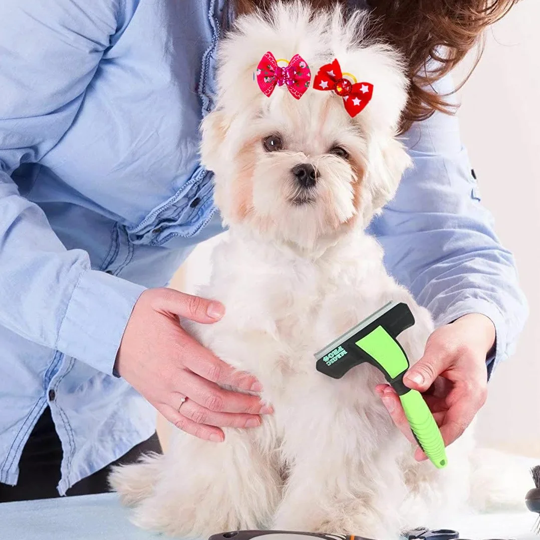 Lot de 40 nœuds pour chiens avec élastiques, accessoires de toilettage pour animaux domestiques