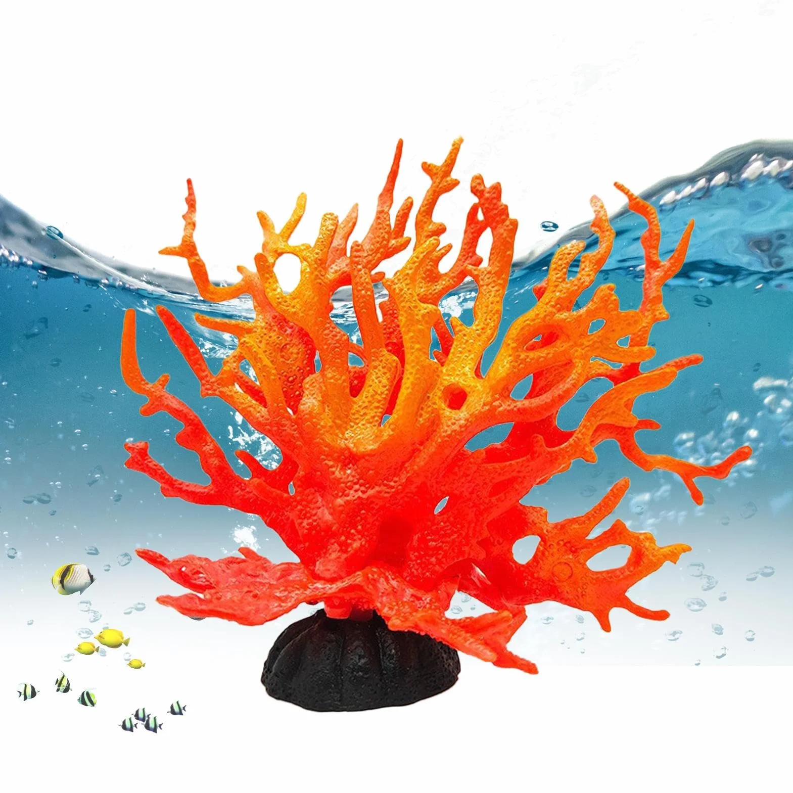 Corail Artificiel pour Aquarium Multicolore Décoration Paysage Simulation Eau Douce Marine