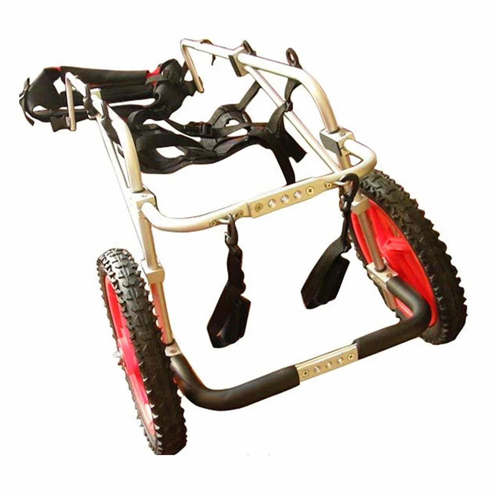 Fauteuil Roulant pour Chien Réglable Léger pour Animaux Handicapés, Chariot de Réadaptation Pattes Arrière Petit Chien Taille L