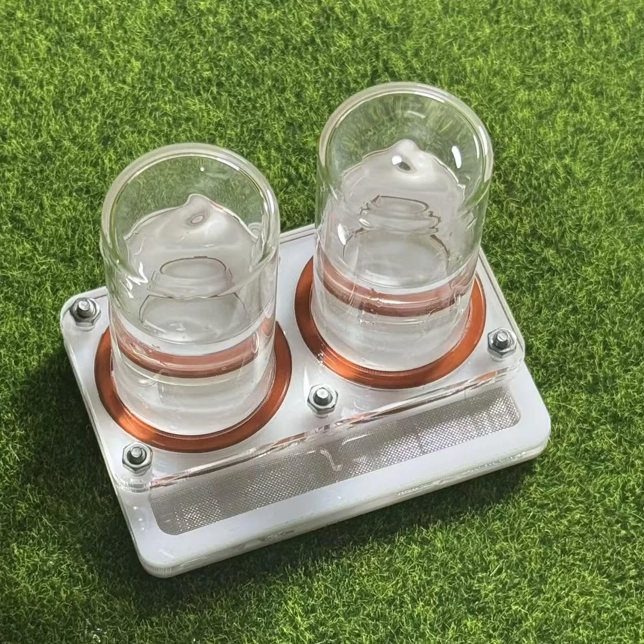 Distributeur d'eau pour Fourmis à Double Tours Tube en Verre Anti-Fuites Grande Capacité 25ml
