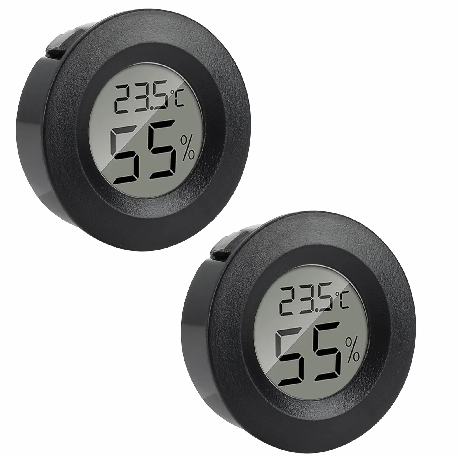 Mini Thermomètre Hygromètre Intérieur, Digital LCD Température Humidité Moniteur pour Chambre Bebe