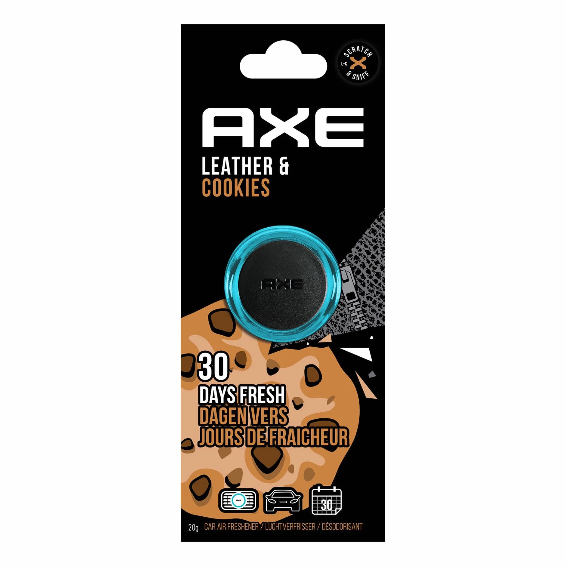 AXE Désodorisant Mini Vent Leather Cookies