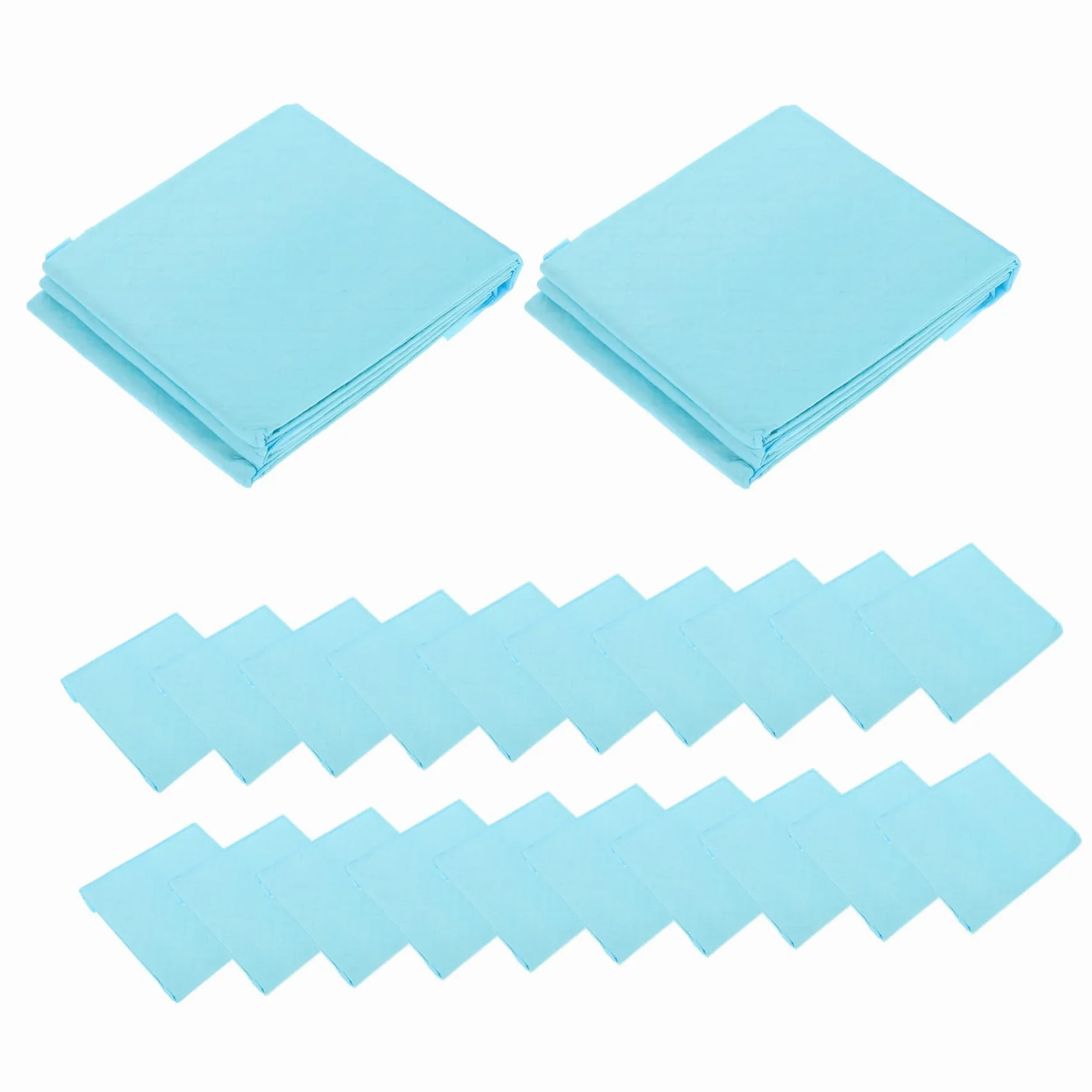 Abaodam Tapis de Propreté pour Chiens Tapis Absorbants pour Chiens de Petite Taille Sèche Rapide Utilisation Multi-Chiens Non-tissé 50 Pièces Éducation des Chiots pour Petits Animaux