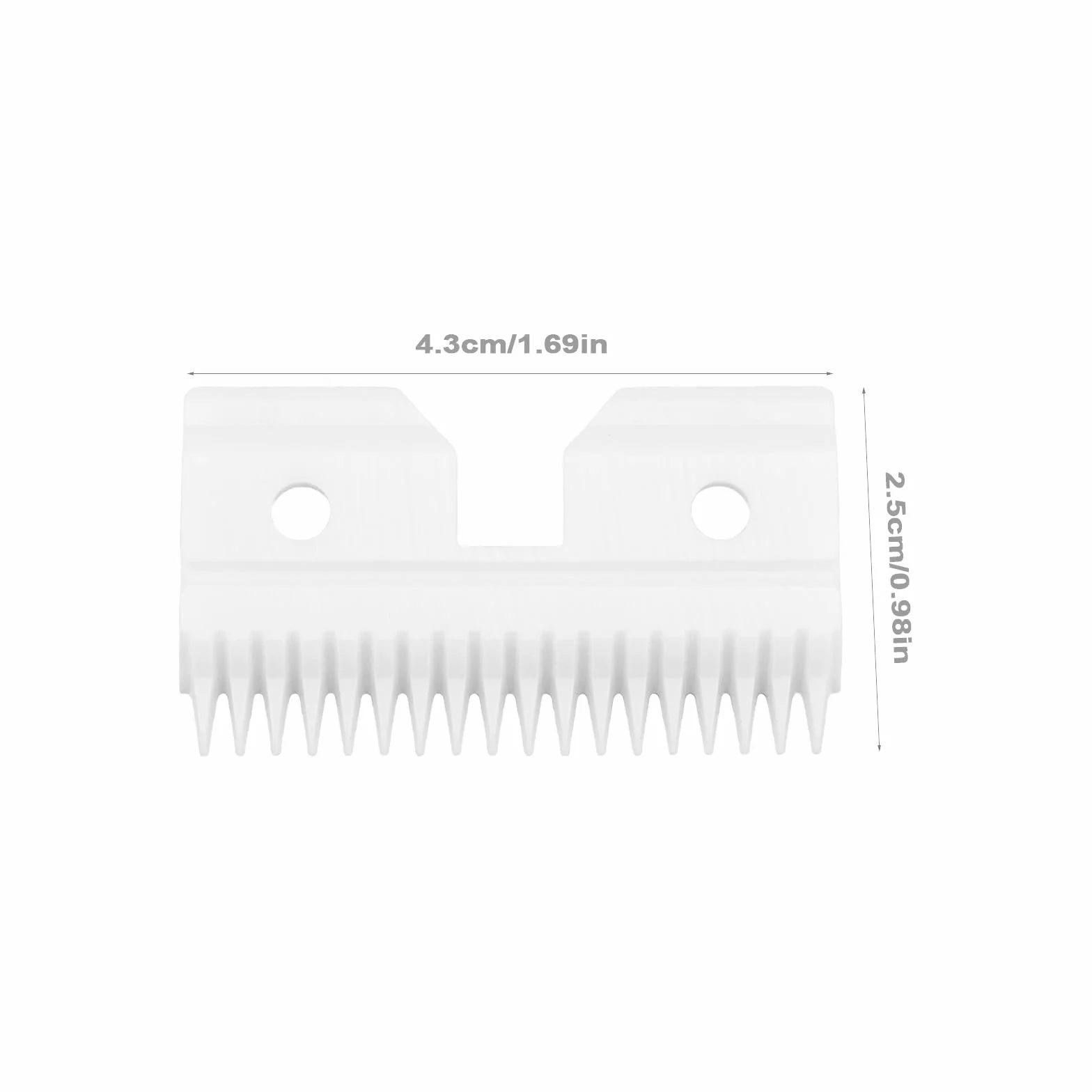 Lame de Rechange pour Coupe-Animaux en Céramique 18 Dents Compatible Andis Oster A5 Wahl KM Série