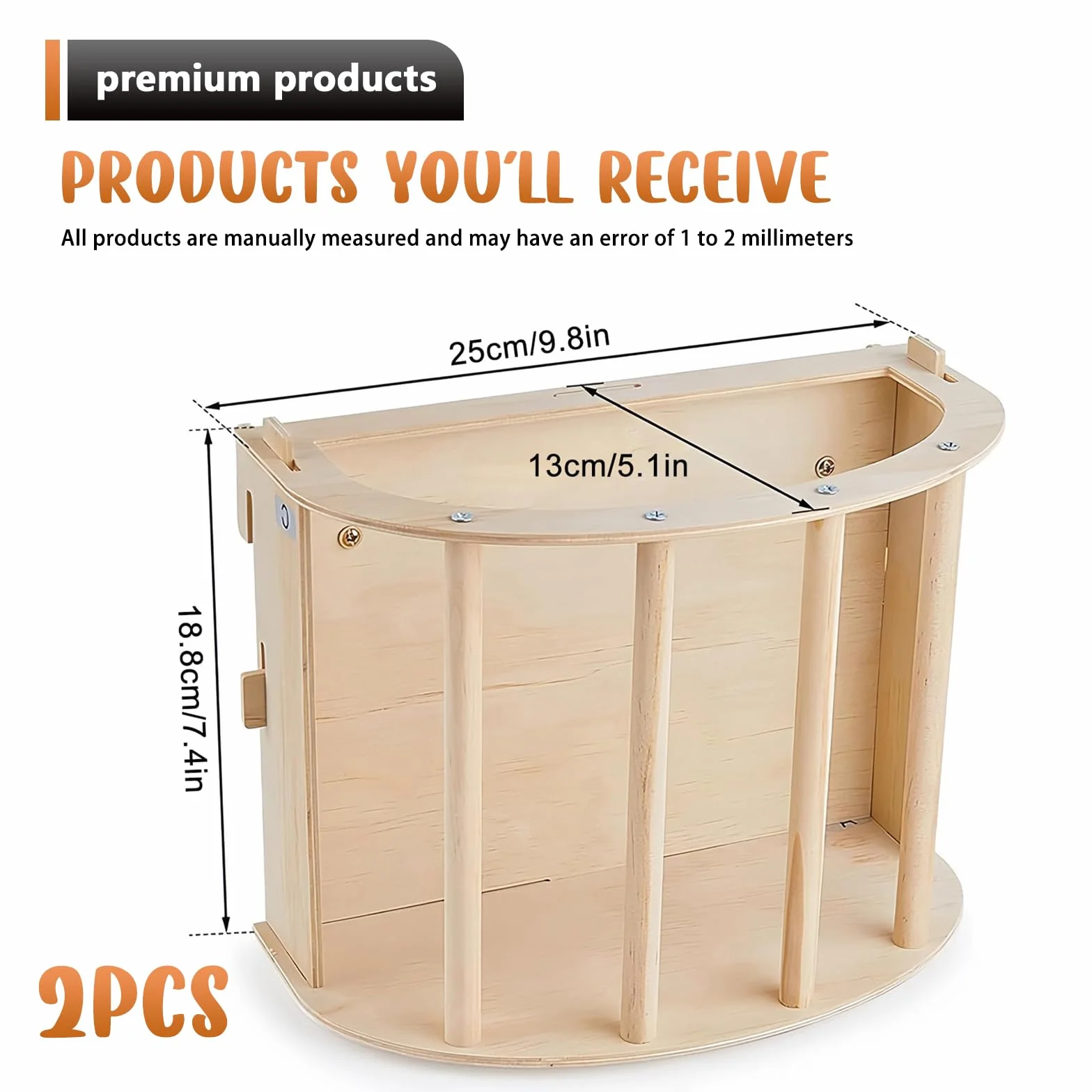 Râtelier À Foin en Bois Mangeoire Distributeur 25 x 13 x 18,8 cm pour Lapins Cochons d'Inde Hamsters