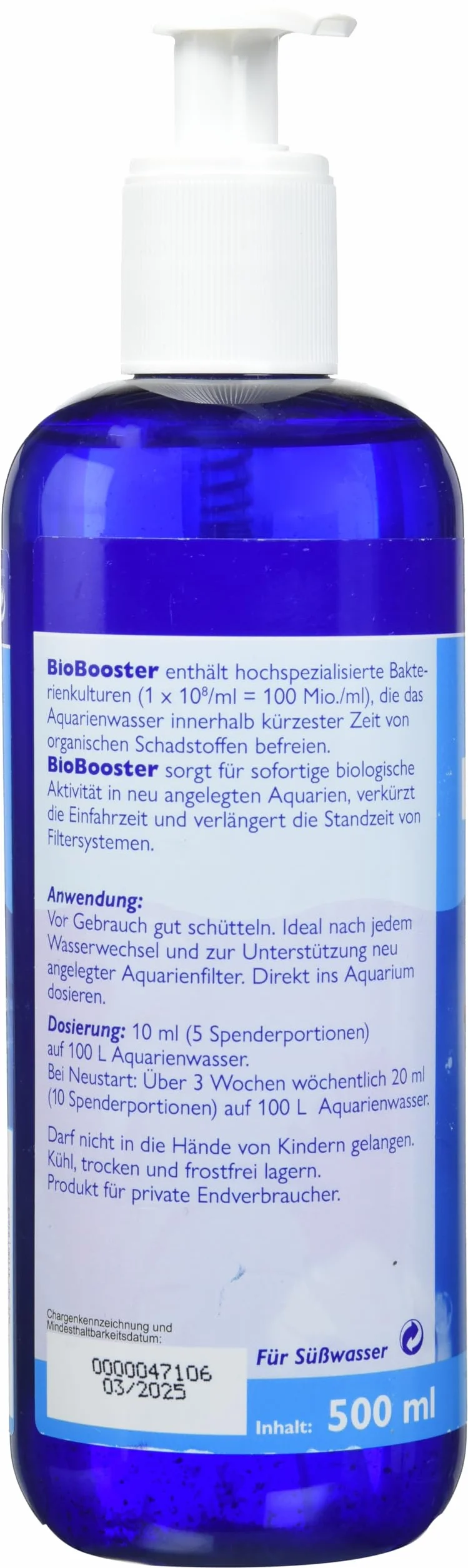 Söll BioBoost 500 ml – Détachant efficace des nitrates pour aquarium, réduction rapide des polluants biologiques