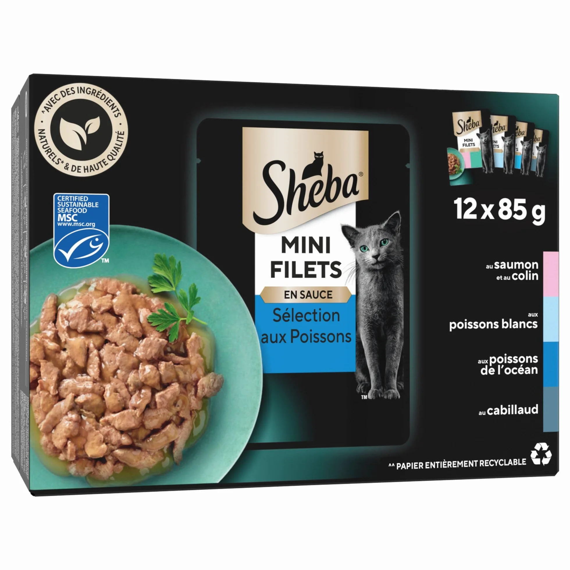 SHEBA Essentia Ocean 12x85g x4
