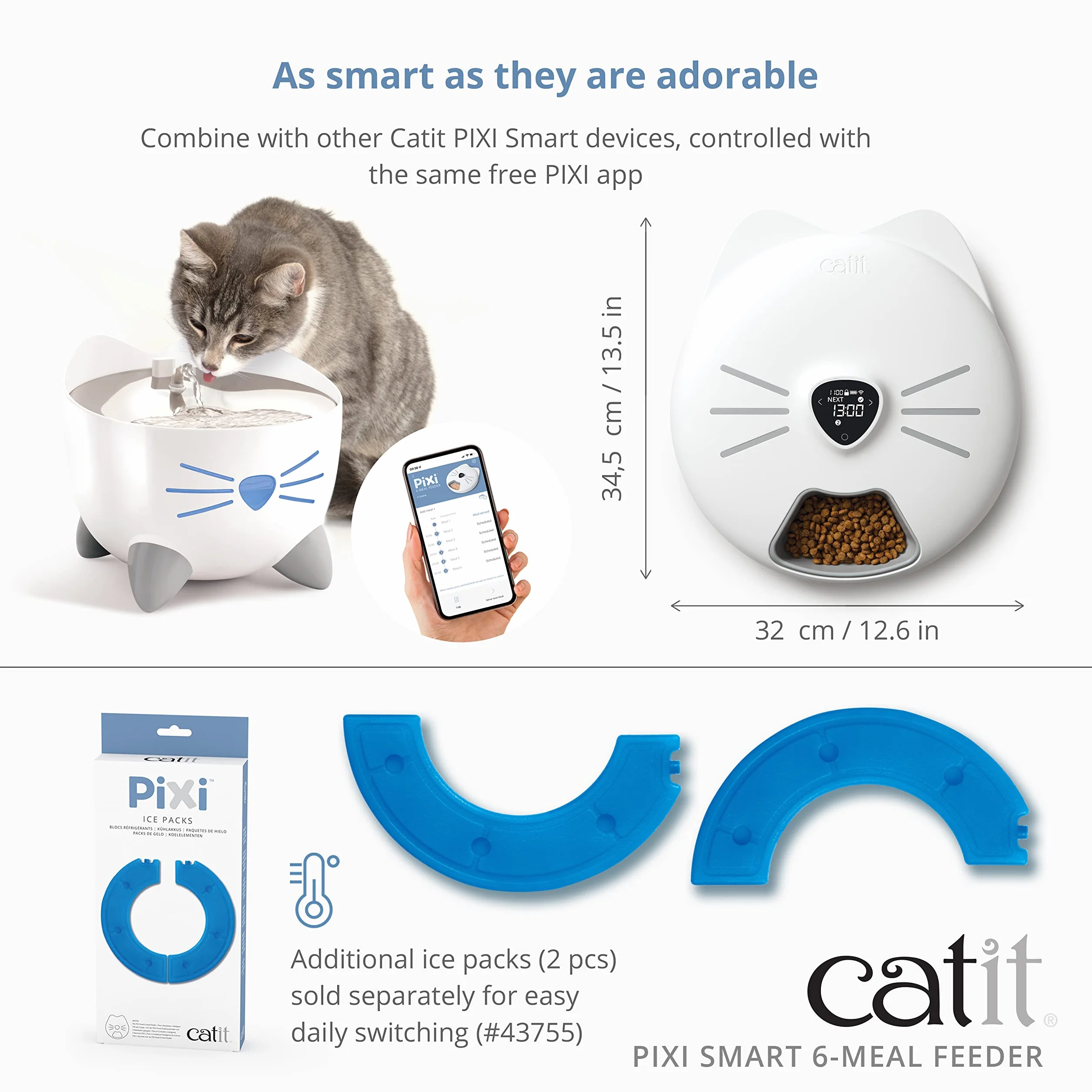 CATIT Mangeoire PIXI Smart 6