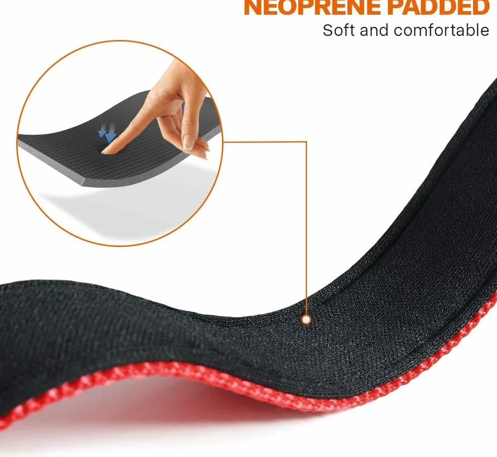 Collier pour Chien Réfléchissant Réglable Taglory, Verrou Sécurité Anti-Fugue, Nylon Résistant, Maille Respirante Rembourrée, Petit Chien, Visibilité Nuit, S, Rouge