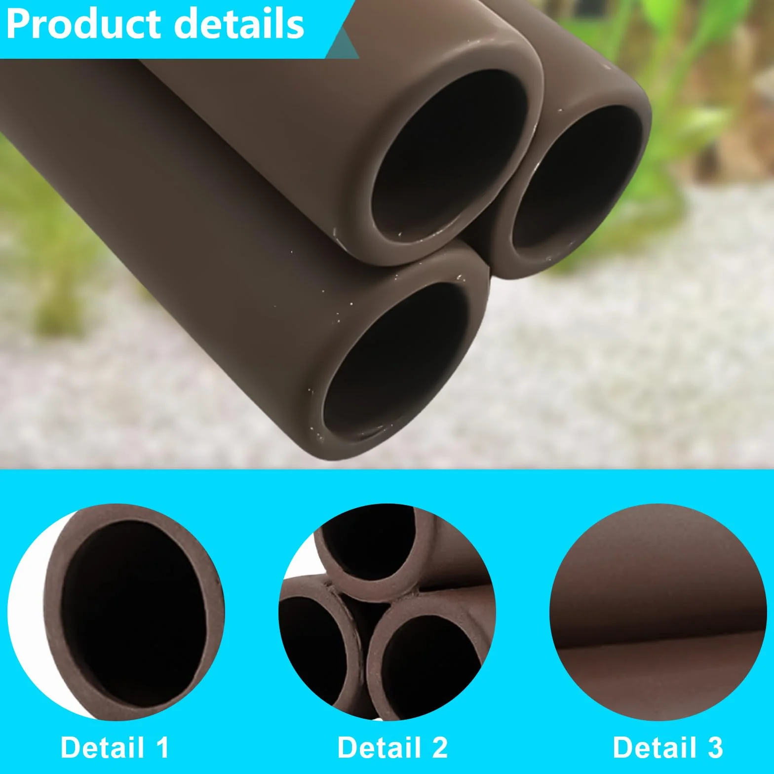 Cachette en céramique pour aquarium Lot de 4 accessoire réservoir poissons décoration grotte crevettes