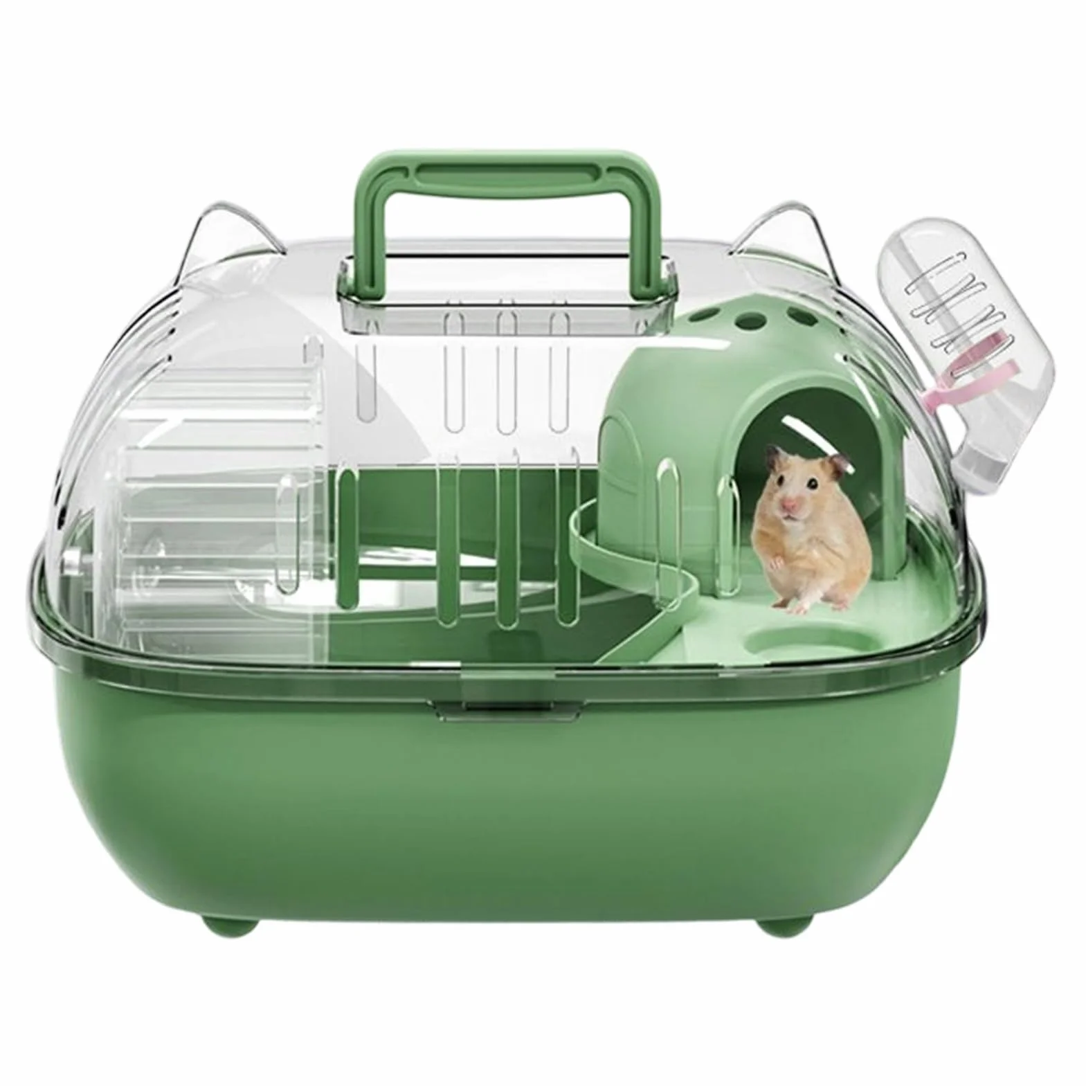 Cage de transport pour petit animal 27,5 x 22 x 20 cm voyage hamster rongeurs
