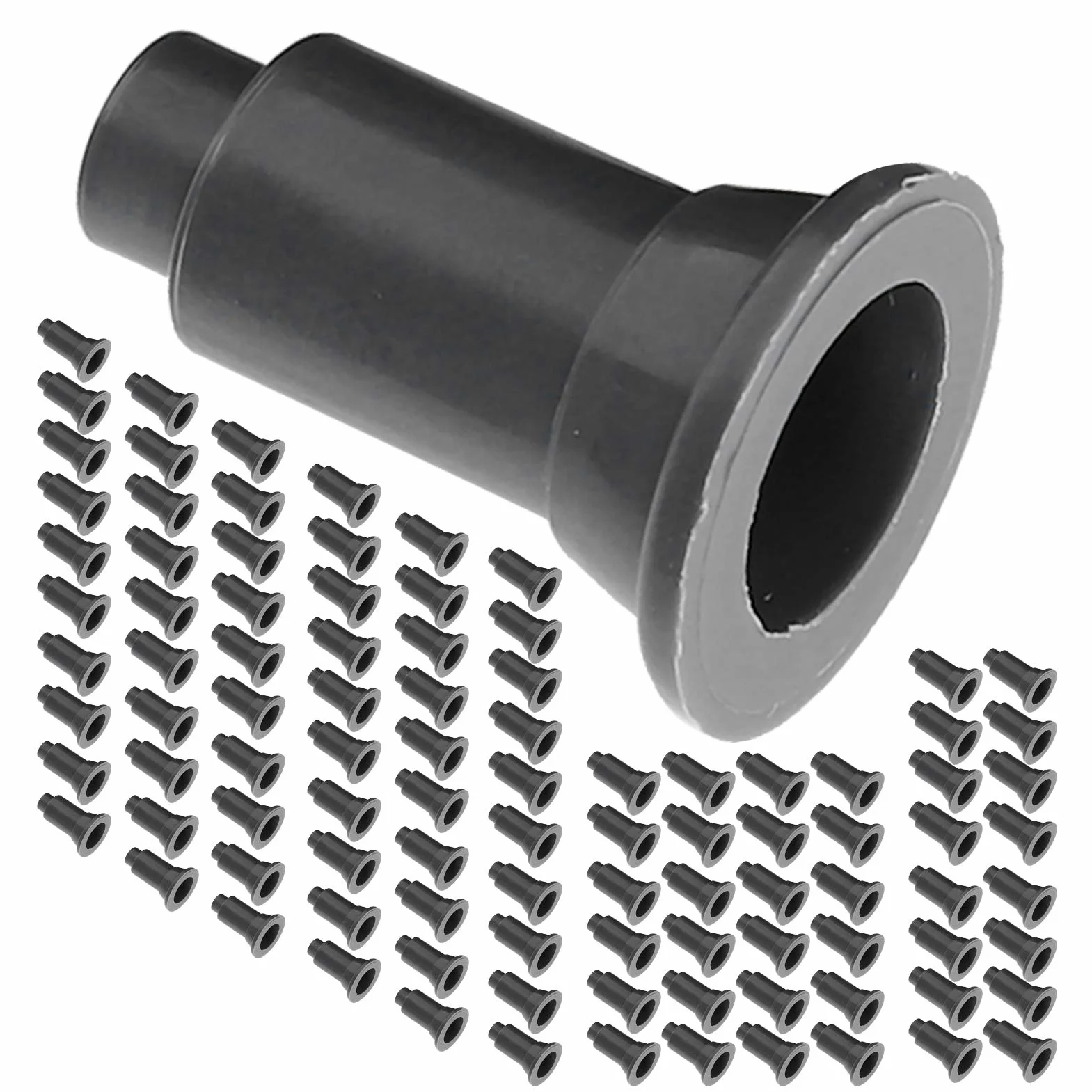 KIMISS Fish Tank Divider Support Feet 100pcs Aquarium Isolation Board Black