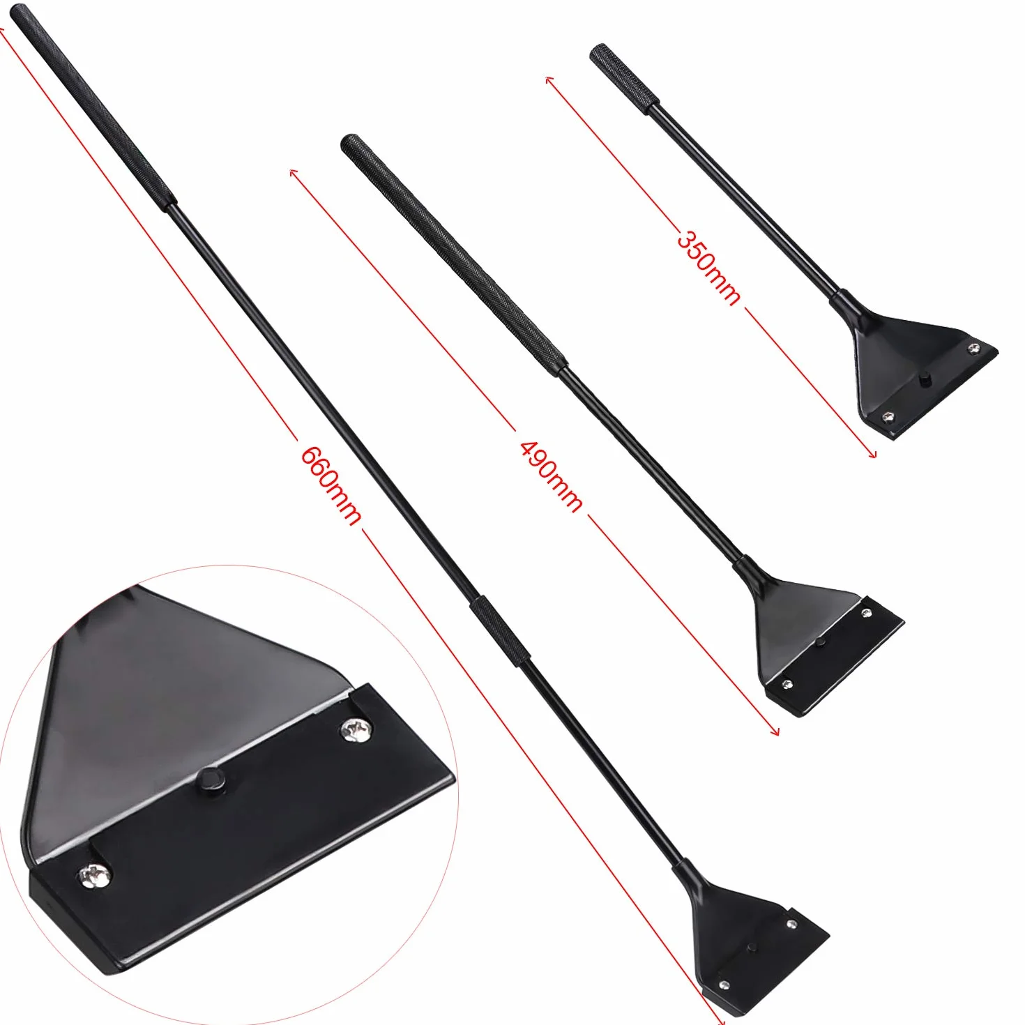 Coolty Grattoir pour Aquarium 66cm Acier Inoxydable Lames de Rechange 10pcs