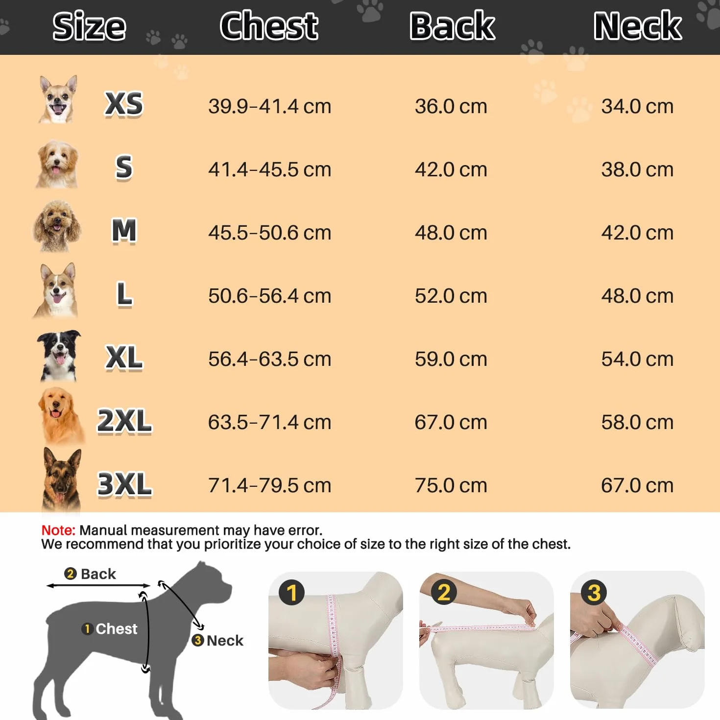 SlowTon Imperméable pour Chien - Manteau de Pluie pour Chien avec Harnais de Poitrine, Capuche Amovible, Veste de Pluie imperméable à Fermeture éclair, Poncho de Pluie pour Chien sans Manches avec