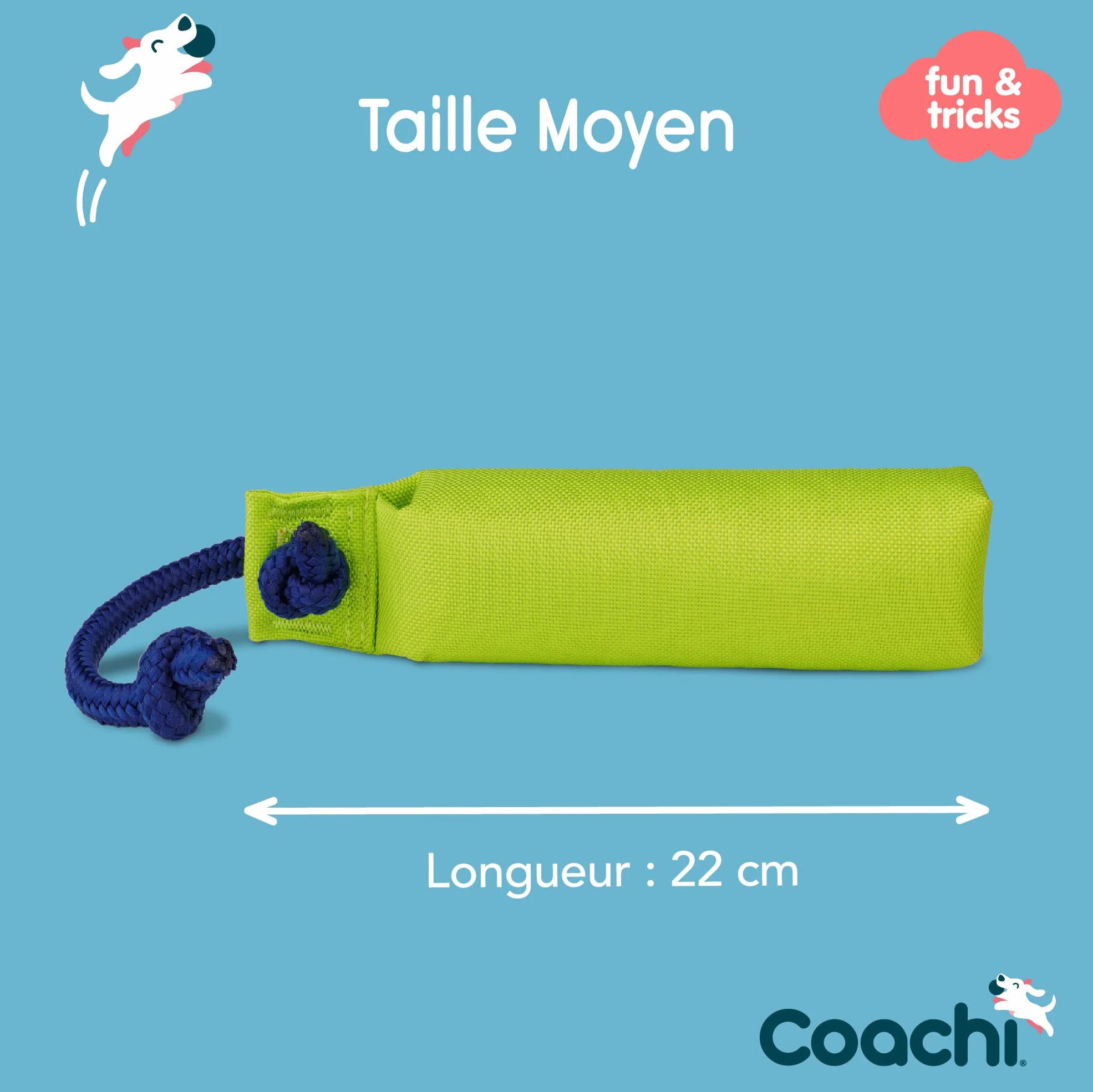 Coachi Canvas Training Dummy à Lancer pour Chiens