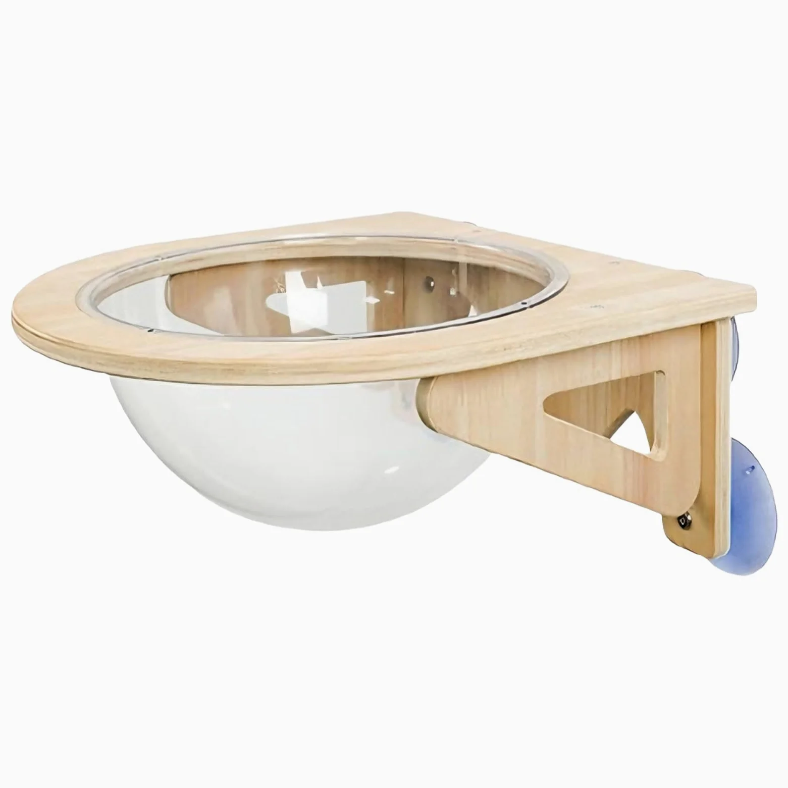 Étagères Muraux pour Chat Hamac Fenêtre Transparent À Ventouses Dôme | Siège Suspendu Pour Fenêtre Pour Bureau Cuisine Salon Maison Intérieur