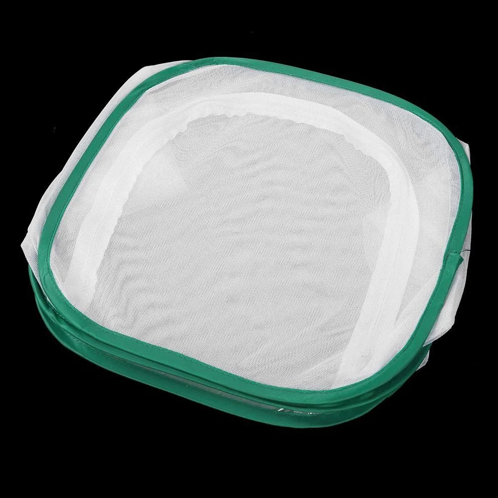 Grande Cage d'élevage pour Insectes et Papillons - Habitat Portable en Fil de Polyester 30x30x30 cm