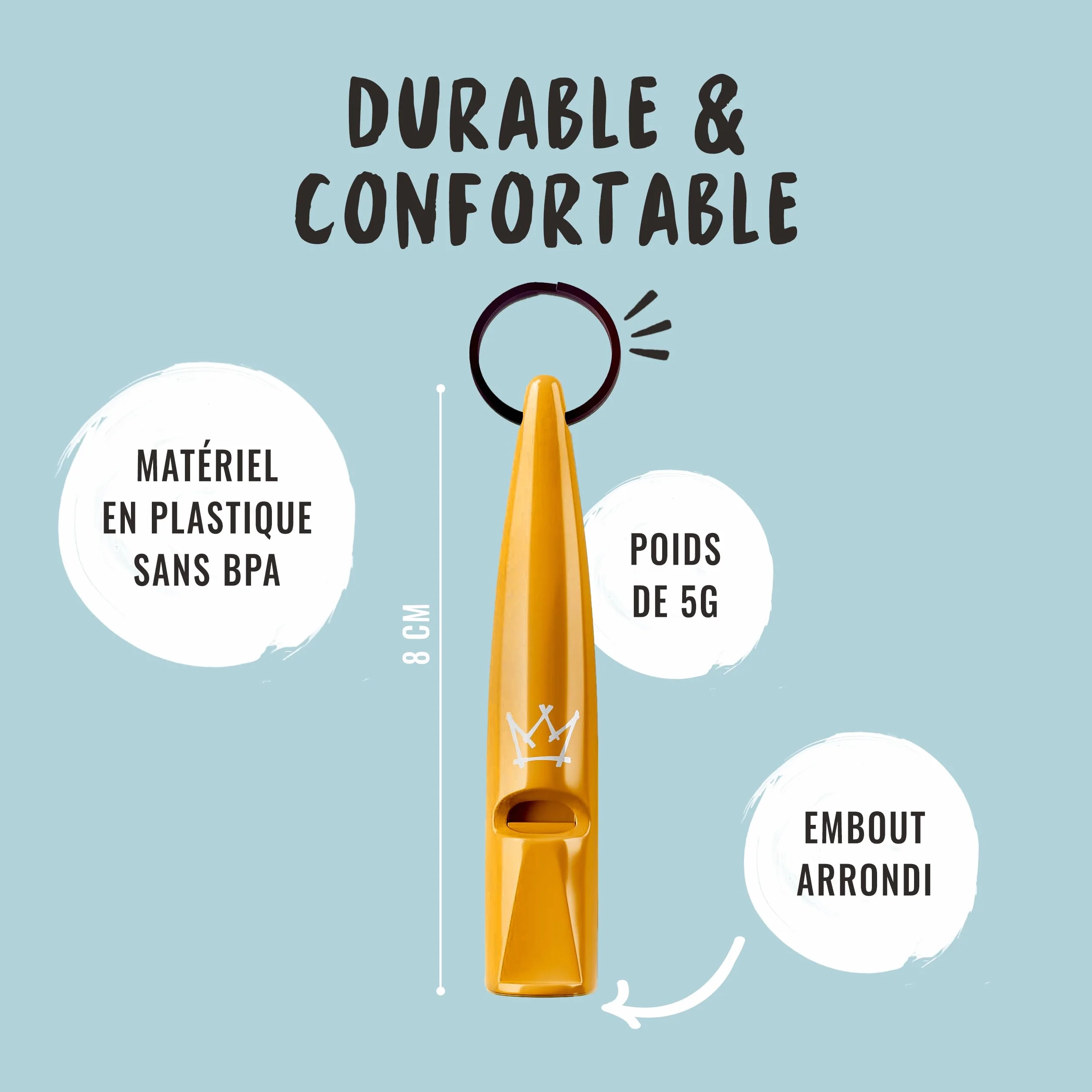 Rudelkönig Sifflet Chien Rappel Professionnel - Outil de Dressage pour Éducation Canine