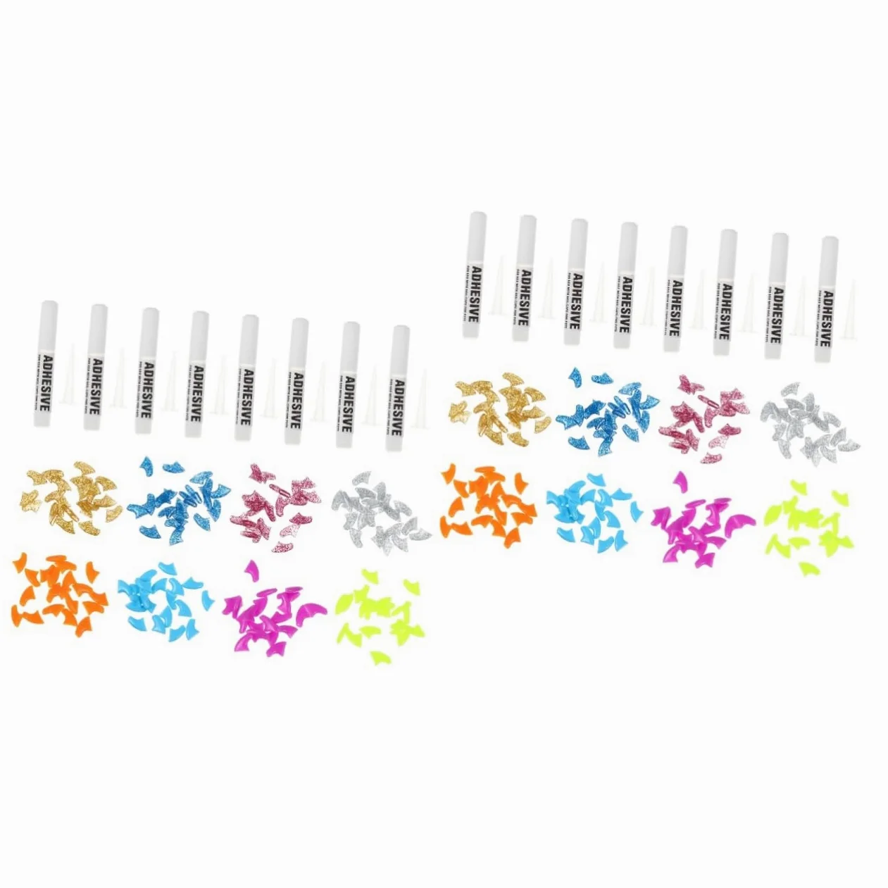 Housoutil 320 Pièces Ensemble D'Ongles pour Animaux De Compagnie Capuchon pour Ongles De Chat Capuchons pour Ongles Chat Couvre-Griffes Pattes pour Chats Pattes pour Chatons Chat Embouts