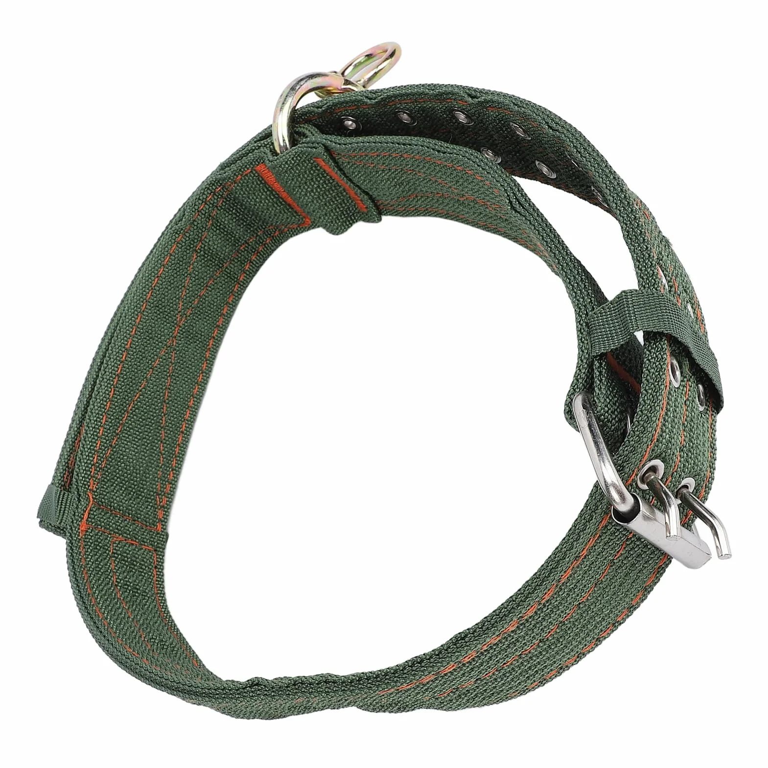 Collier pour bovins en Nylon épais avec Boucle en métal et chaîne de Traction pour Chevaux, Chiens et Animaux de Ferme (Taille Moyenne)