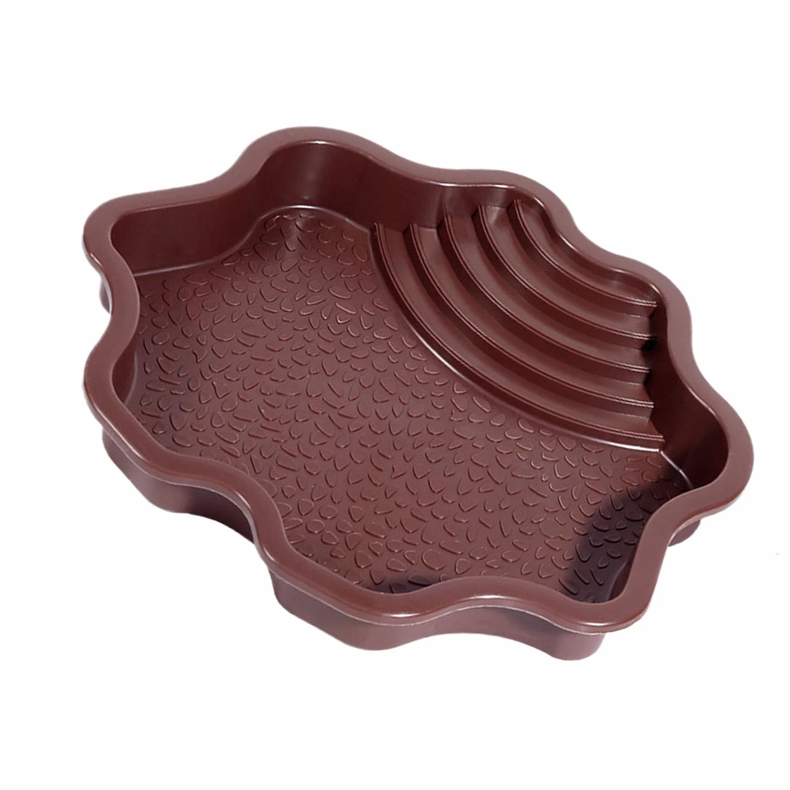 Plat à tremper pour reptiles, bol d'eau et nourriture avec marches pour tortue de piscine