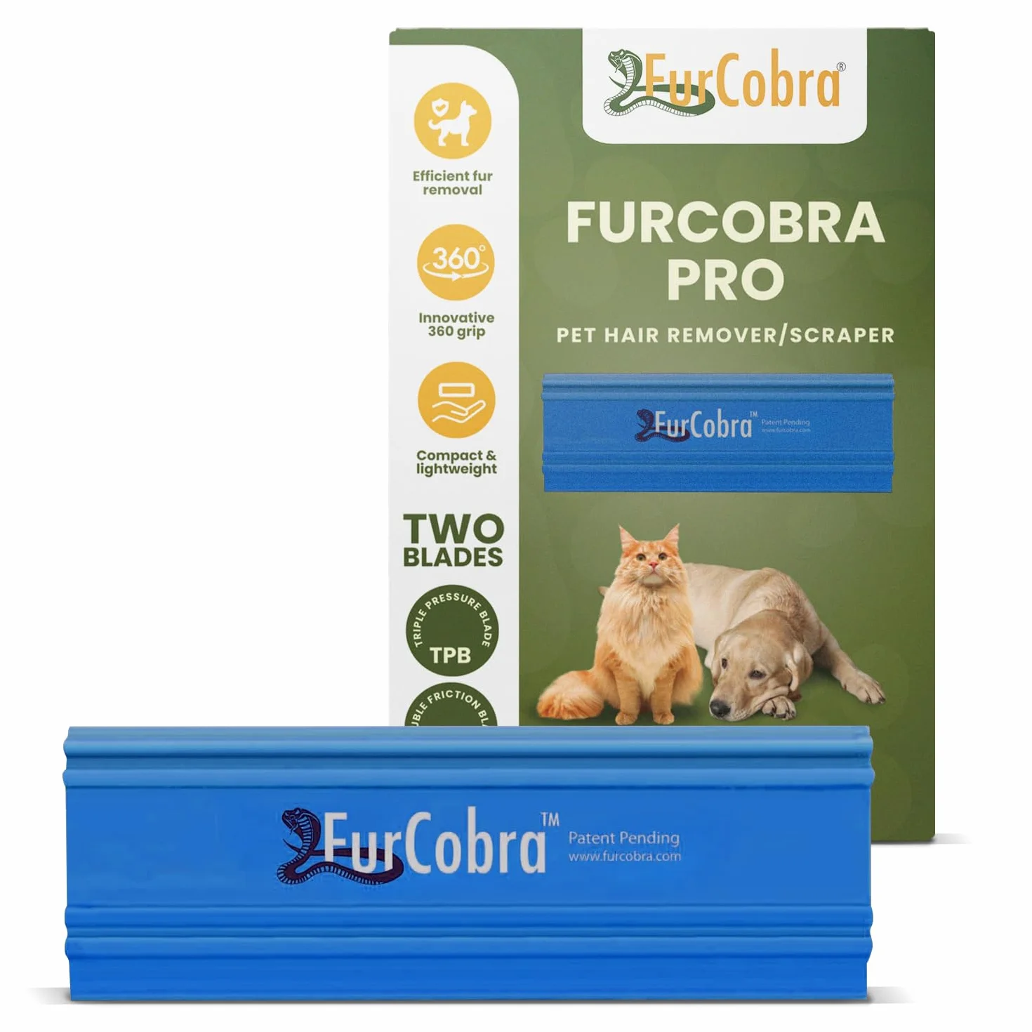 Pro Épilateur pour Animaux de Compagnie 11,9 cm – Outil Compact pour Poils de Chats et Chiens