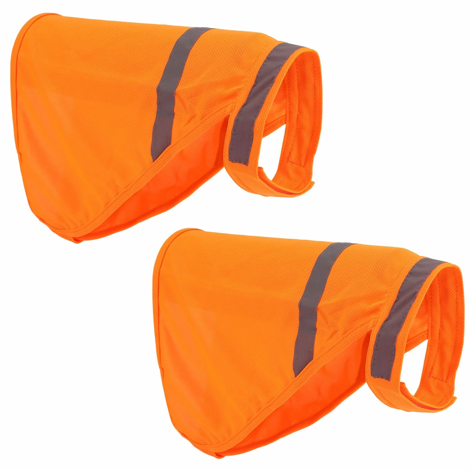 Gilet Réfléchissant pour Chien, Petite Taille, Orange Vif, Haute Visibilité, pour Extérieur Jogging Chasse