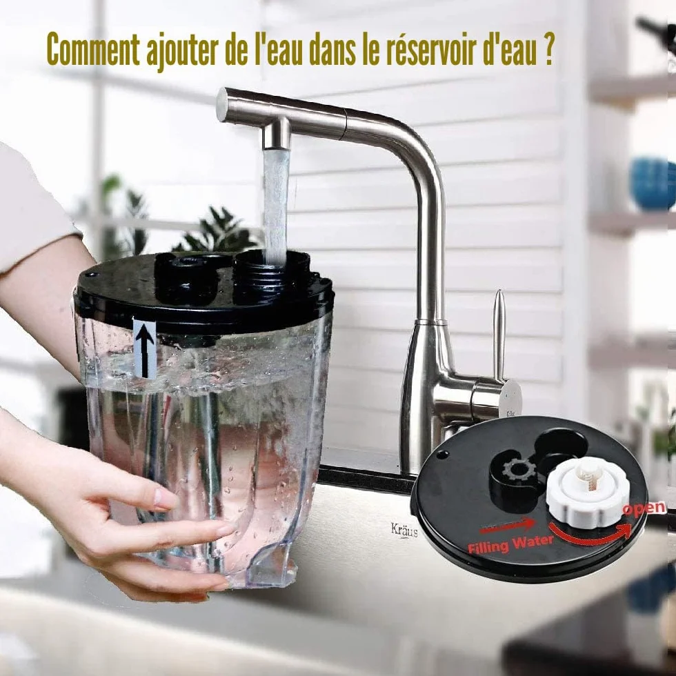 Coospider Reptile Fogger Humidificateur pour Terrarium 3L 380 L/h Machine à Fumée Mister