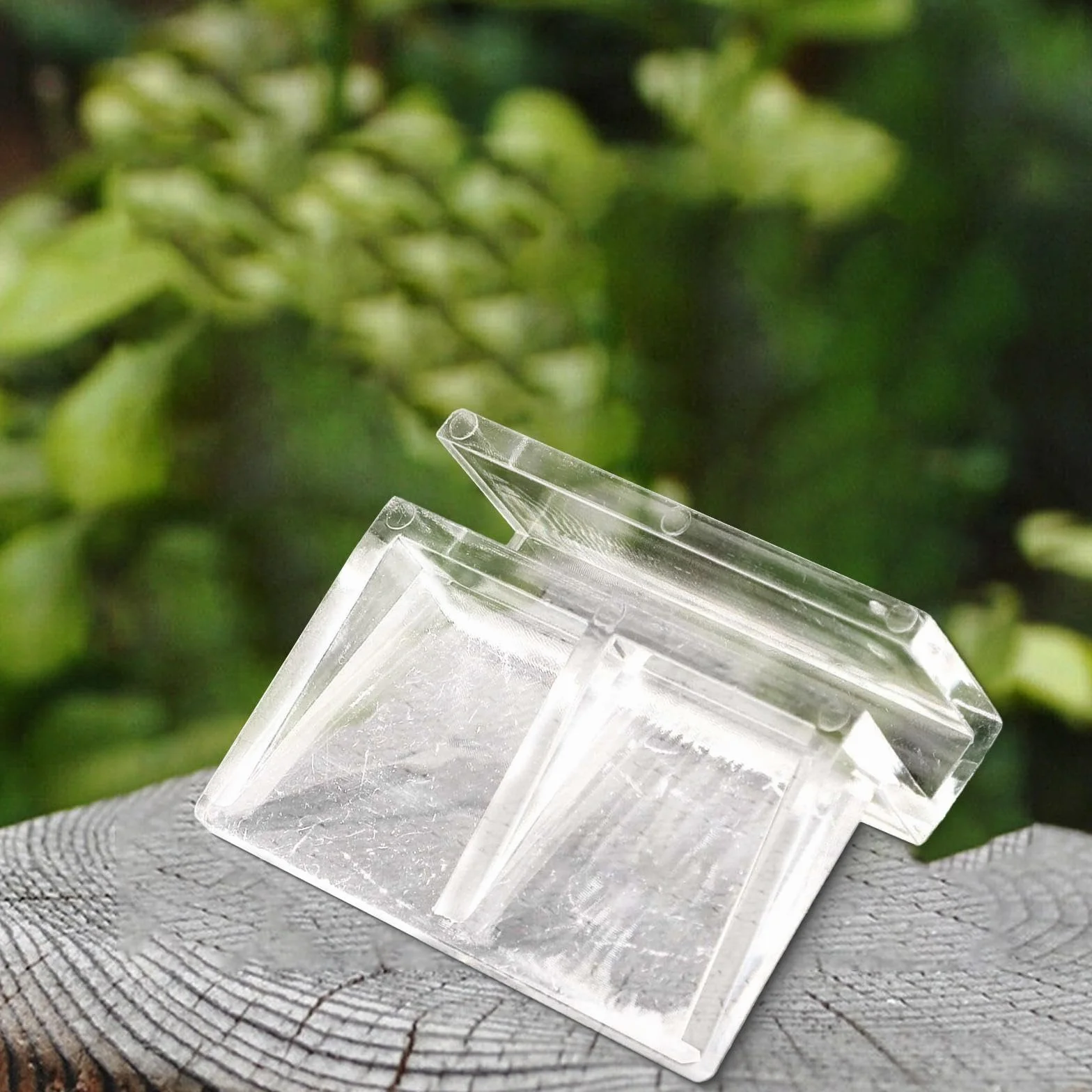 SPORTARC Lot de 16 clips de couvercle en verre pour aquarium, supports acrylique transparent 10 mm