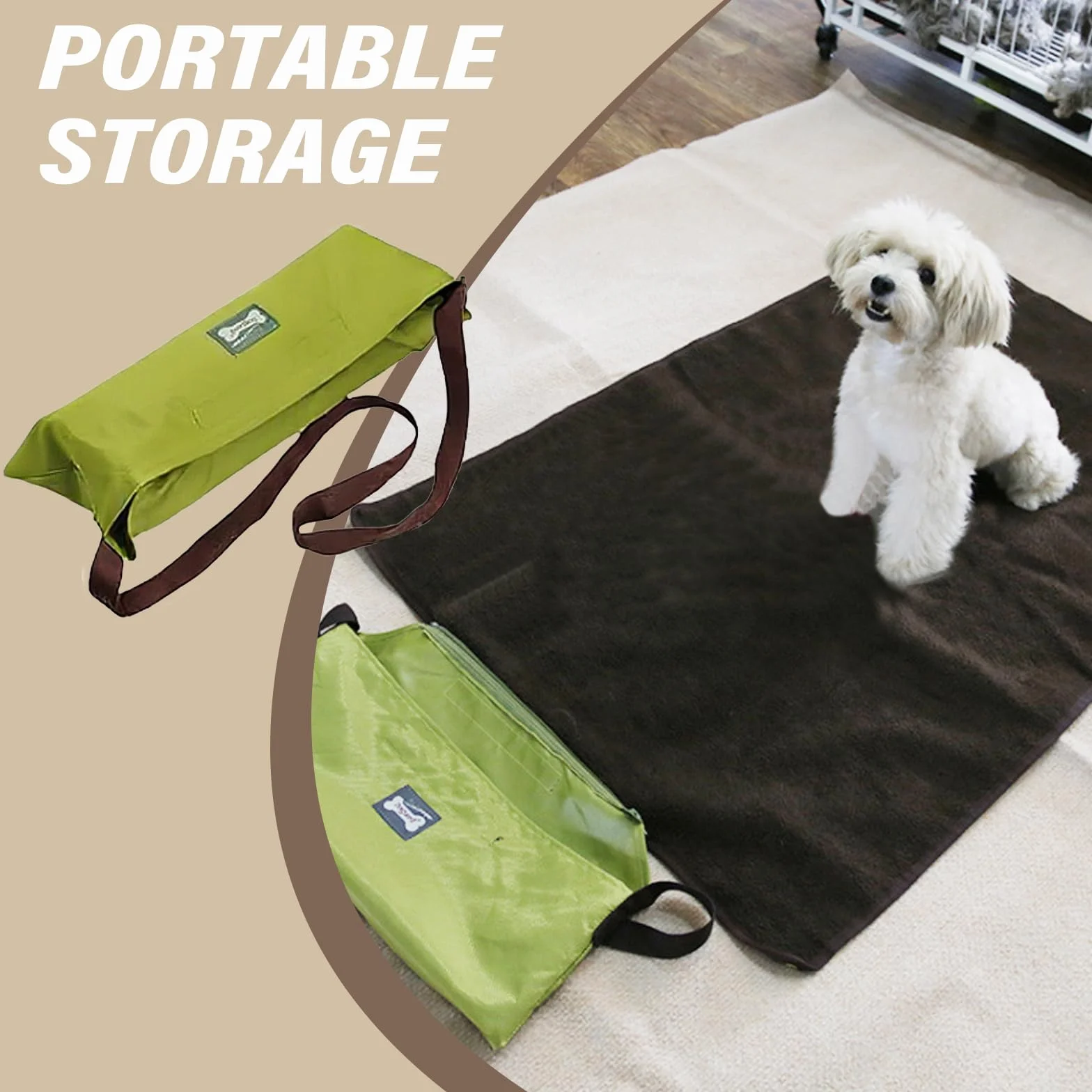 Tapis imperméable pour chien 100 x 70 cm - Couverture d'extérieur pliable et lavable pour voyage animaux de compagnie