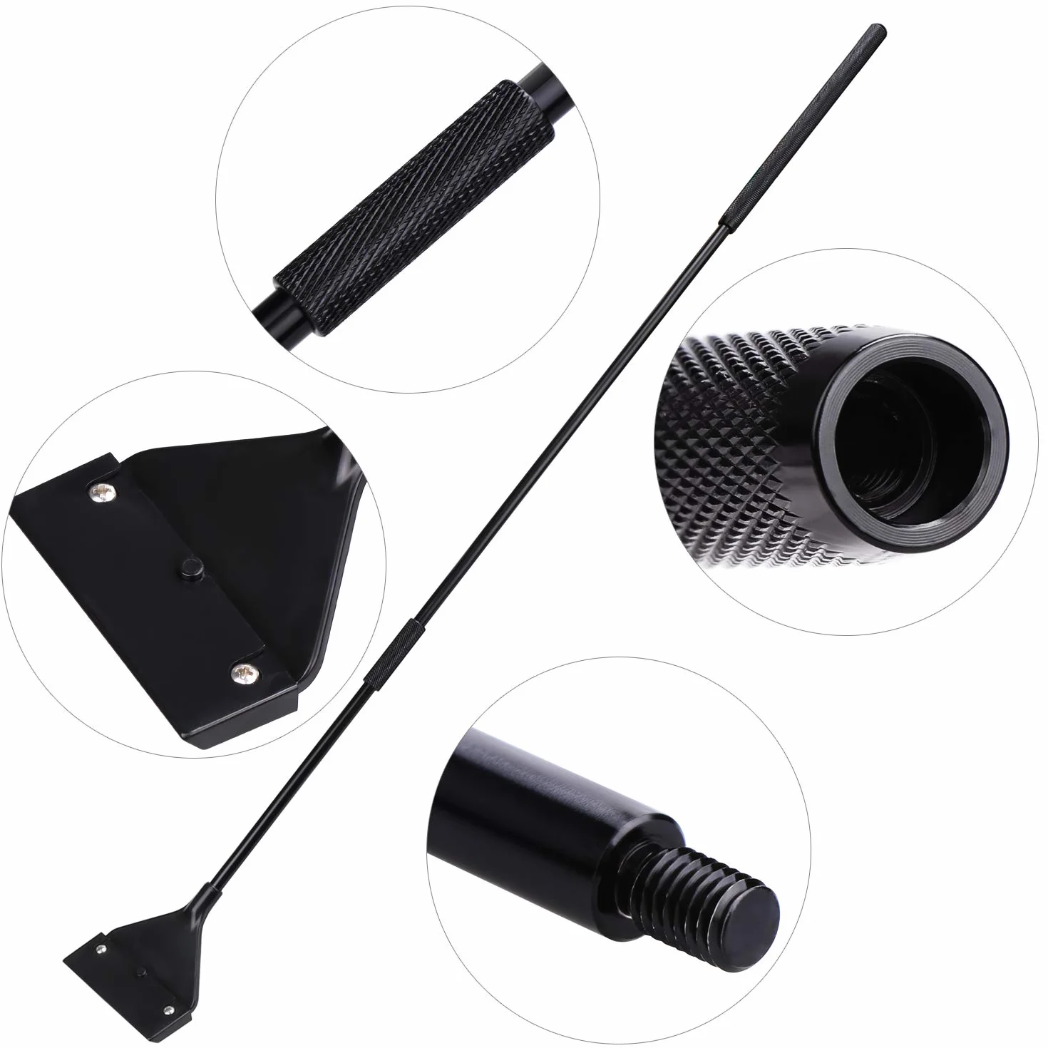 Coolty Grattoir pour Aquarium 66cm Acier Inoxydable Lames de Rechange 10pcs