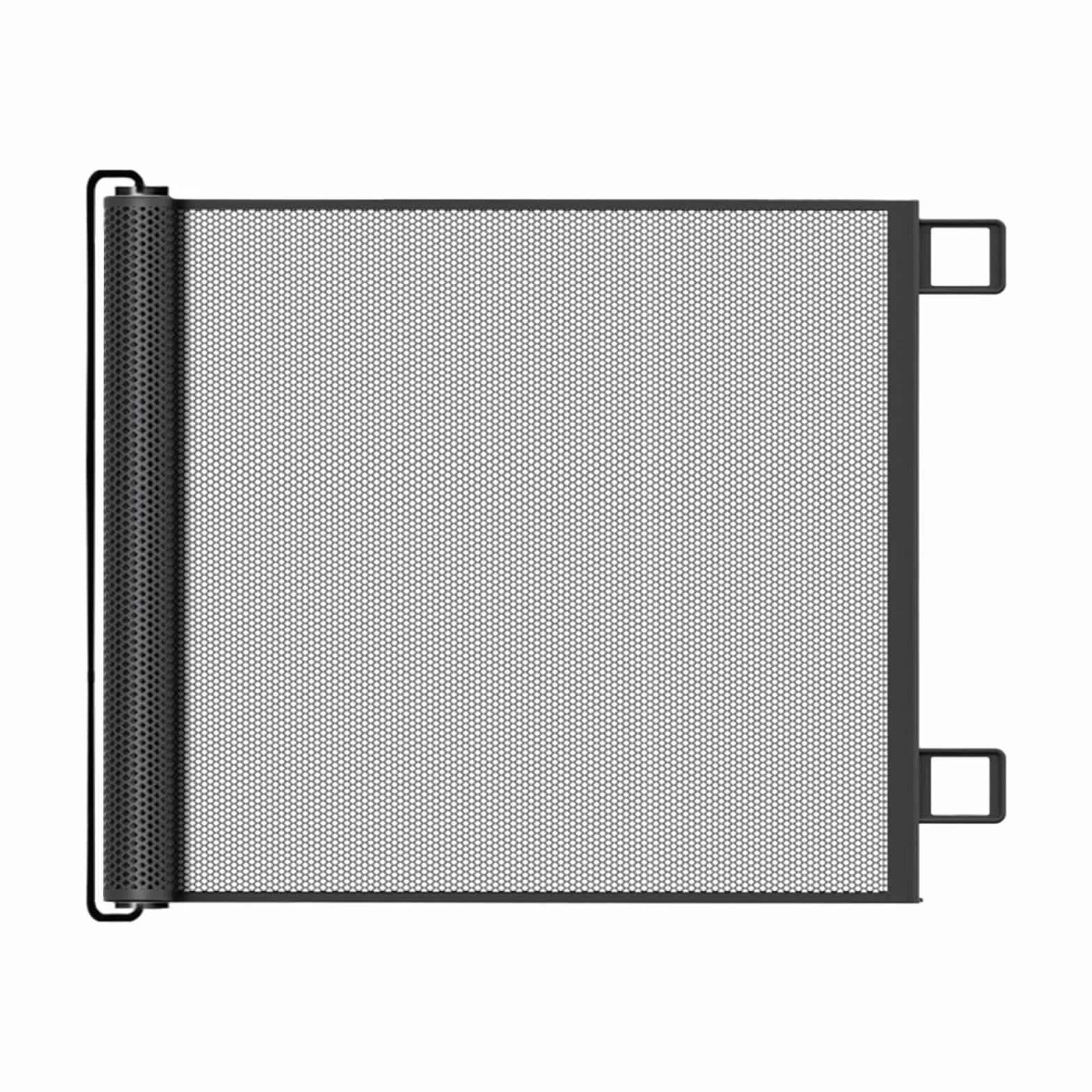Barrière automatique pour animaux de compagnie - Porte rétractable avec filet de sécurité, installation rapide, design compact