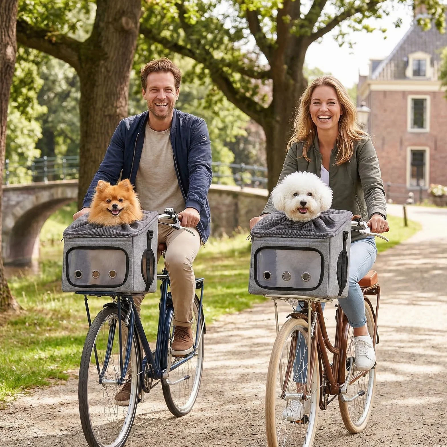 Ownpets Panier de vélo pour chien Sac de transport pour animal de compagnie L