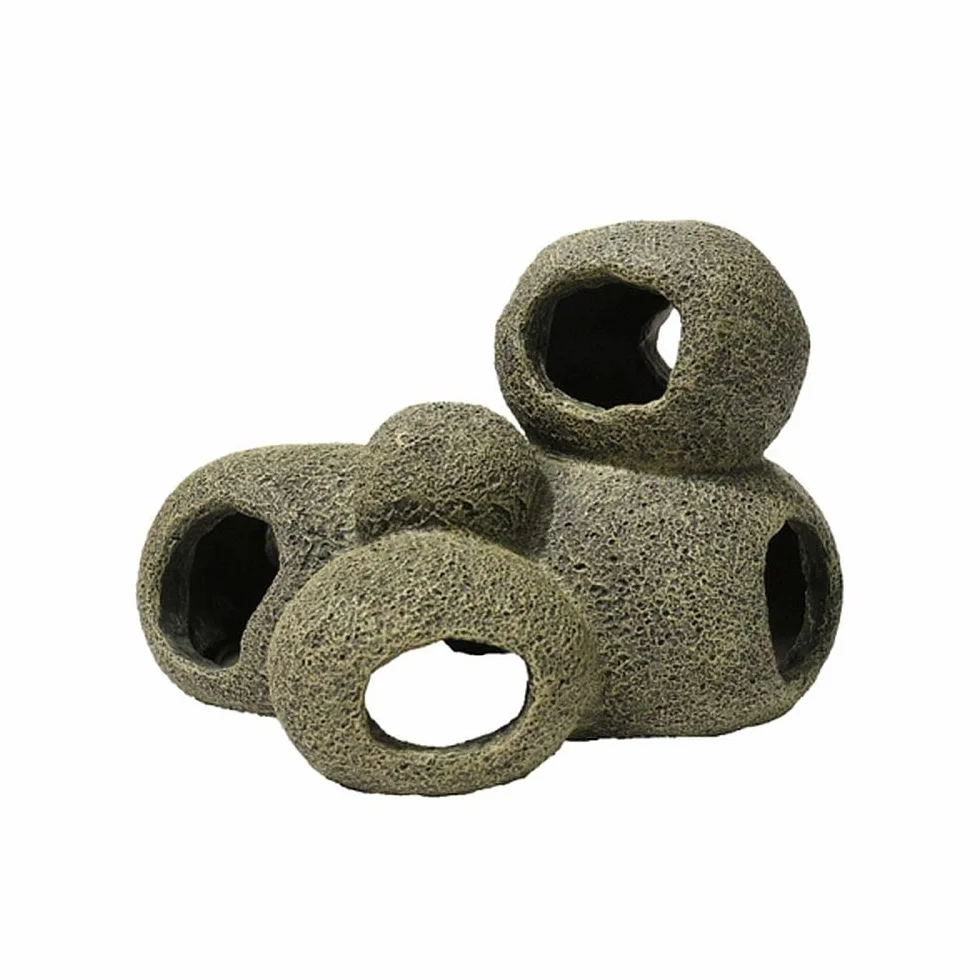 Rosewood Ensemble de Grottes Décorations Blue Ribbon pour Aquarium Petit