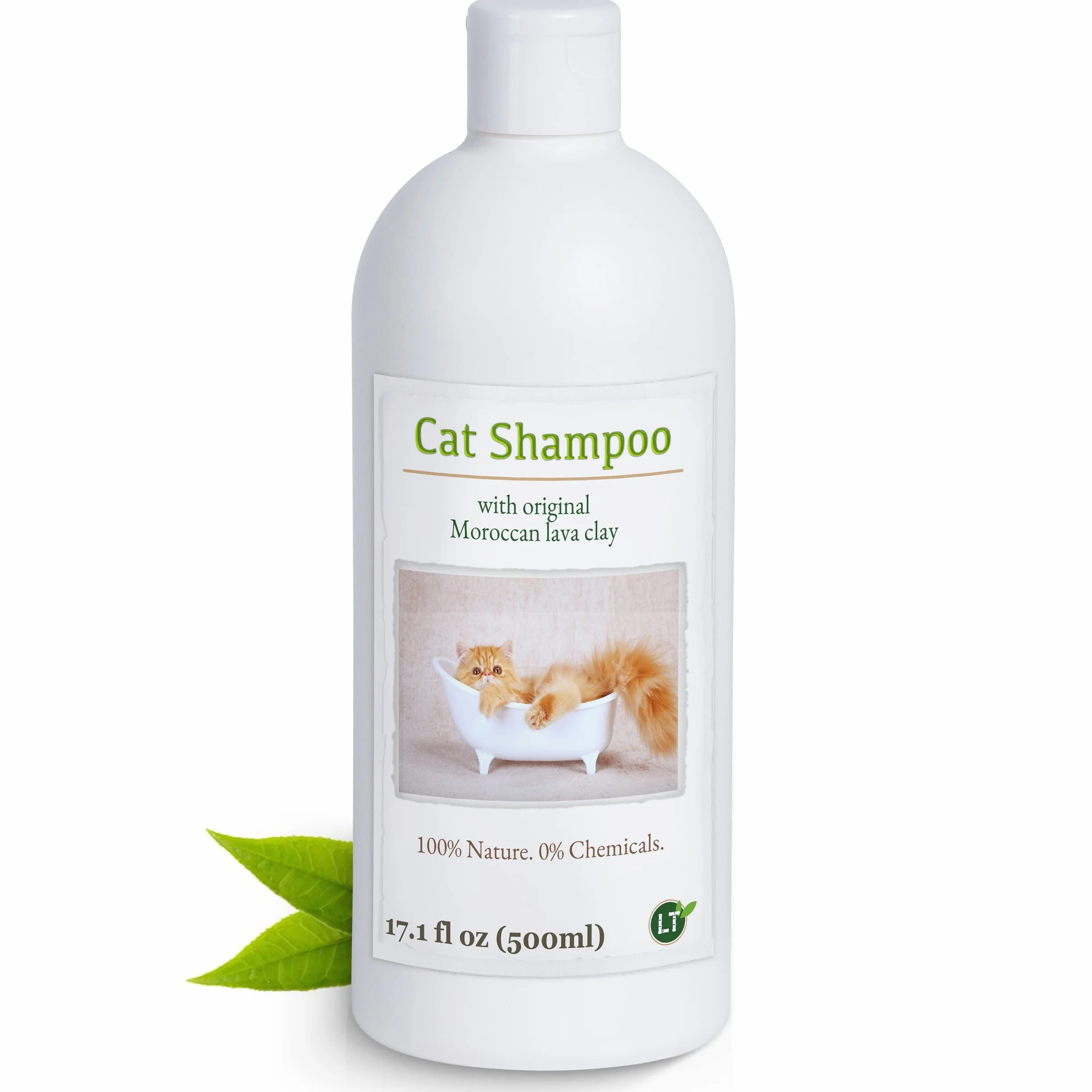 Shampoing pour Chat Bio Hypoallergénique Anti-démangeaisons au Ghassoul Marocain 500 ML