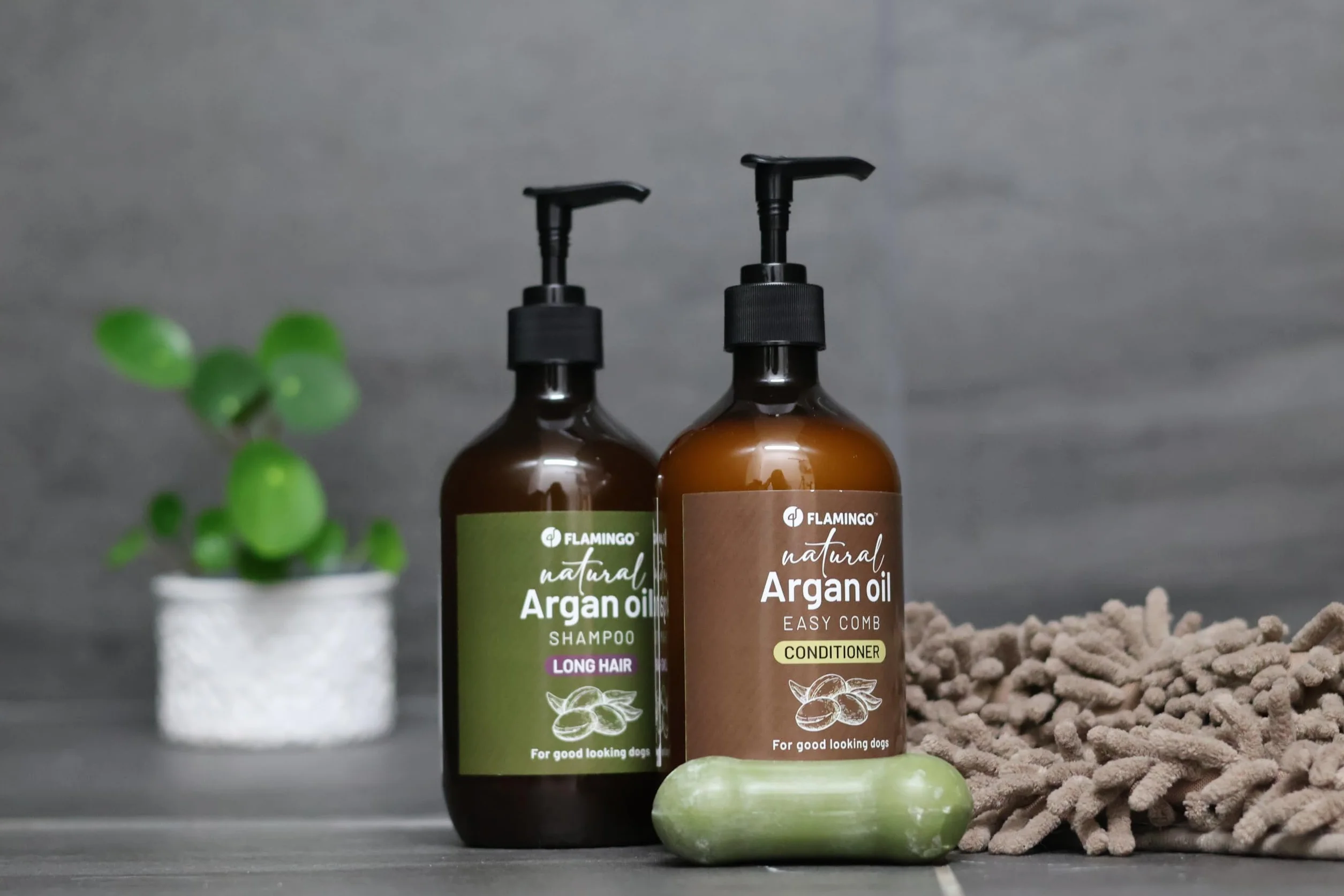 Flamingo Shampooing Naturel pour Chats 500 ML Hydratant Soins pour le Pelage