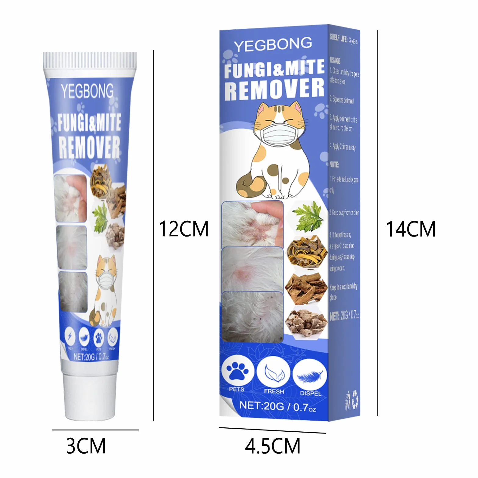 Crème Anti-démangeaison pour Animaux de Compagnie