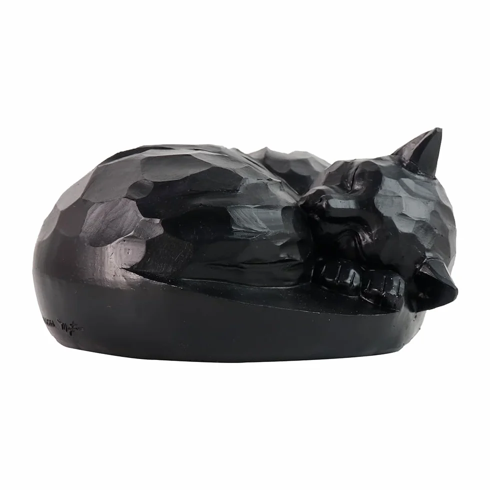 Urne funéraire commémorative pour chat Noir