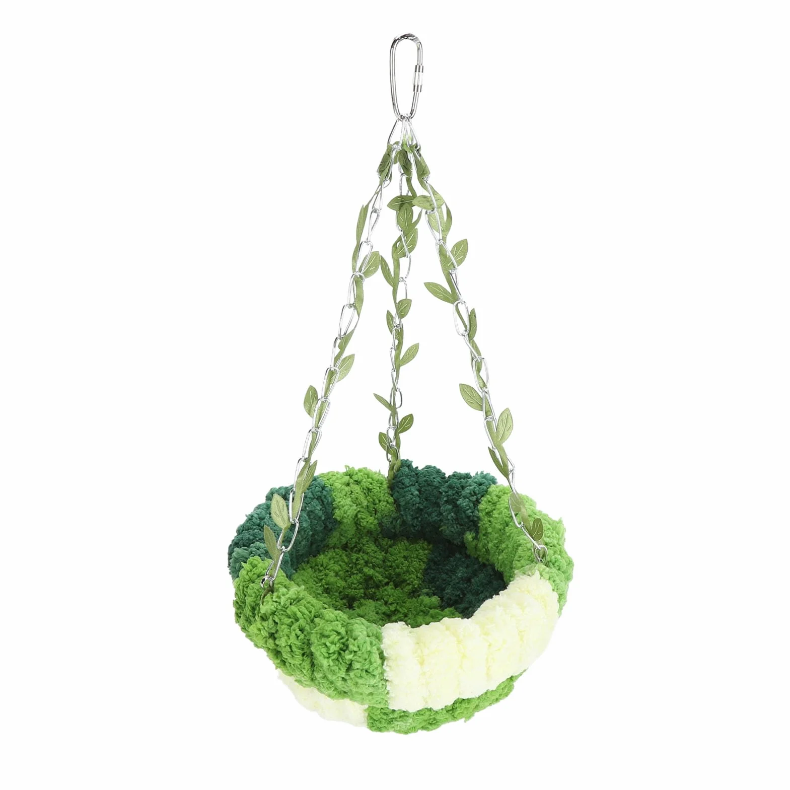 Nid D'oiseau Maison D'élevage de Perruches en Molleton de Corail Doux Grand Hamac 17x32cm