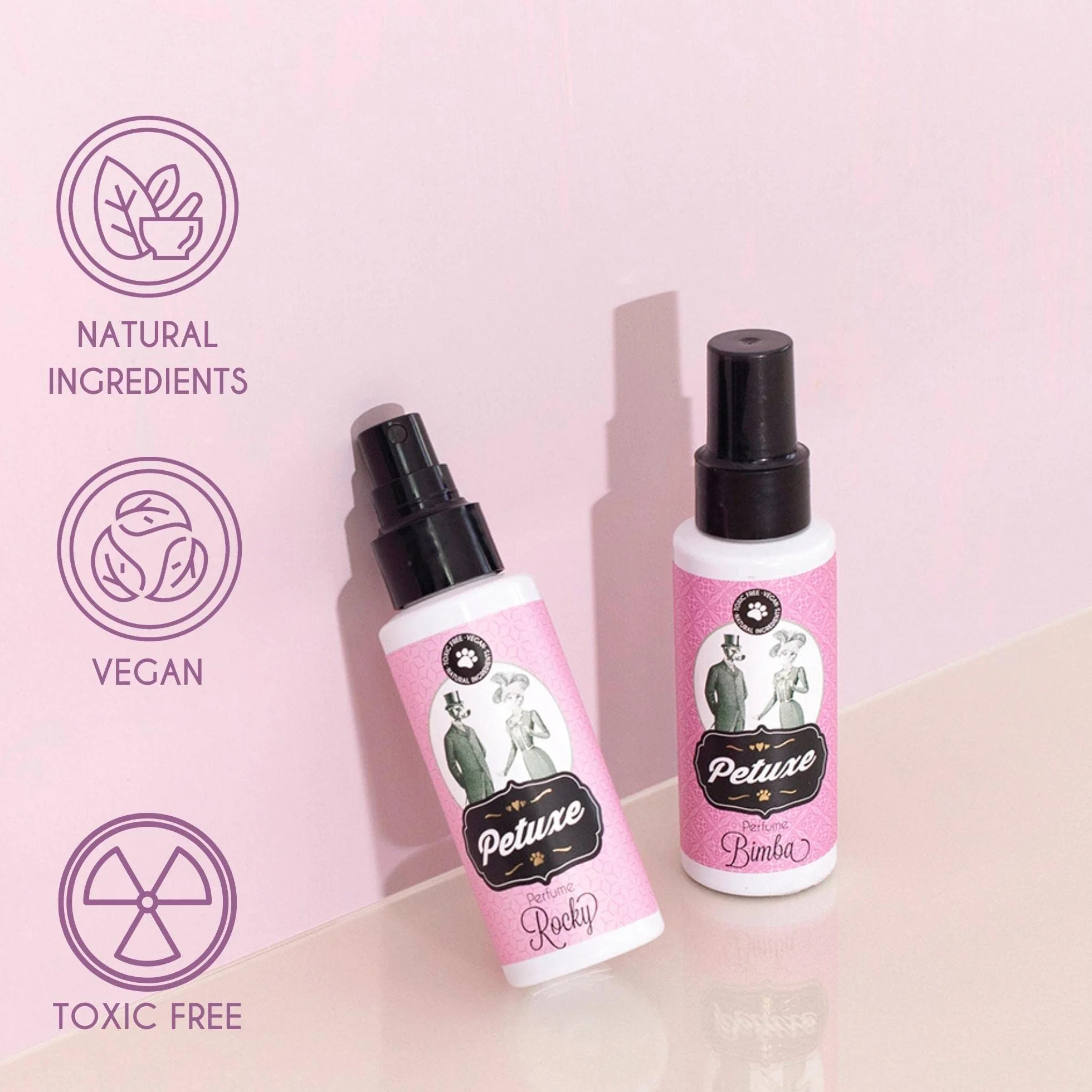 Petuxe Parfum Vegan pour chiens spray de Cologne animaux de compagnie correcteur d'odeurs longue durée