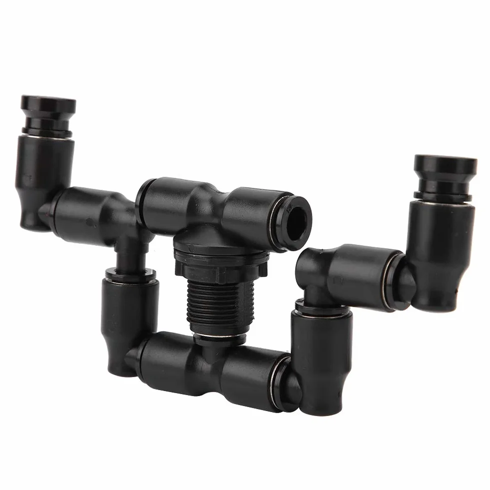 Système de Brumisation pour Reptiles Double Tête Arroseur de Brouillard 360° Réglable Terrarium