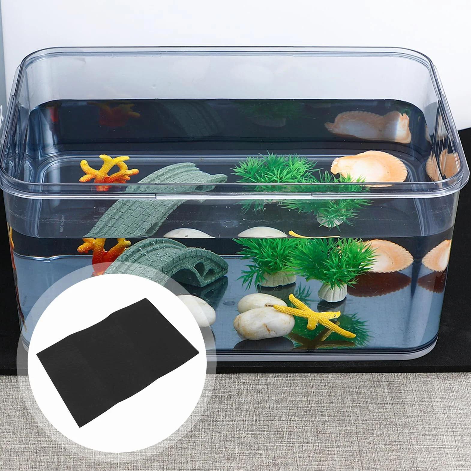 UPKOCH Tapis d'Aquarium Antidérapant 60 x 40 cm Anti-Vibrations