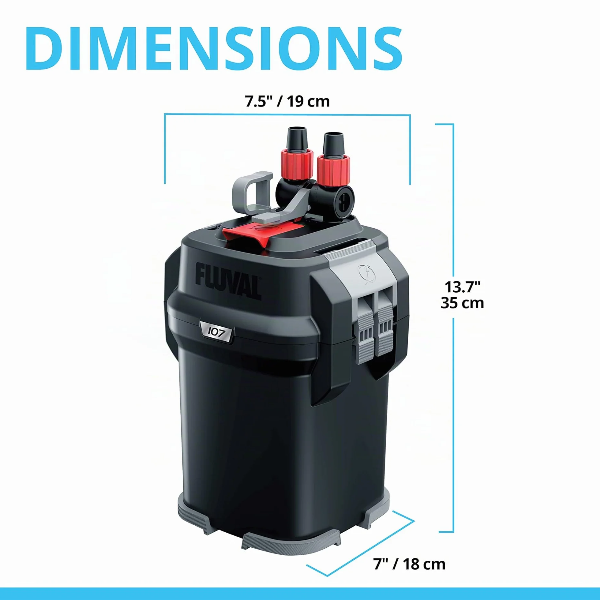 Fluval 107 Filtre Extérieur Aquariophilie