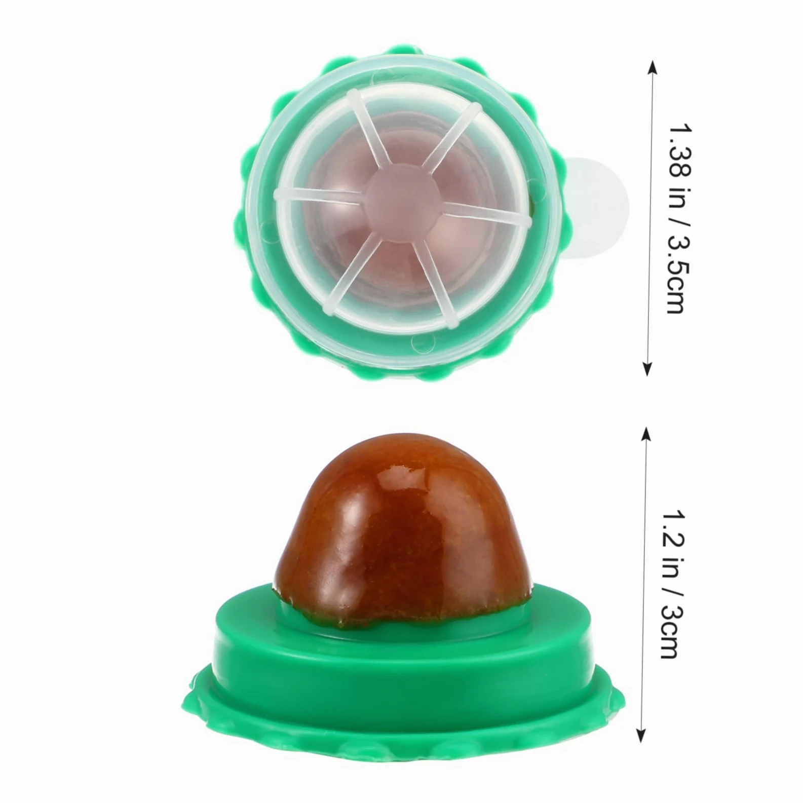POPETPOP Sucettes à l'herbe à Chat 10 Pièces pour Chat Vert, Friandises Vitaminées Naturelles pour Augmenter L'hydratation et Améliorer Problèmes Urinaires
