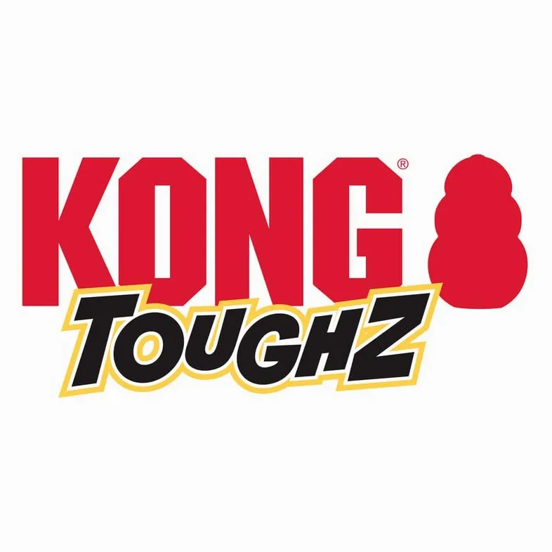 KONG Toughz Jouet en peluche durable pour chien – Jouet à mâcher doux durable, sûr et interactif pour les mâcheurs agressifs (chiot)