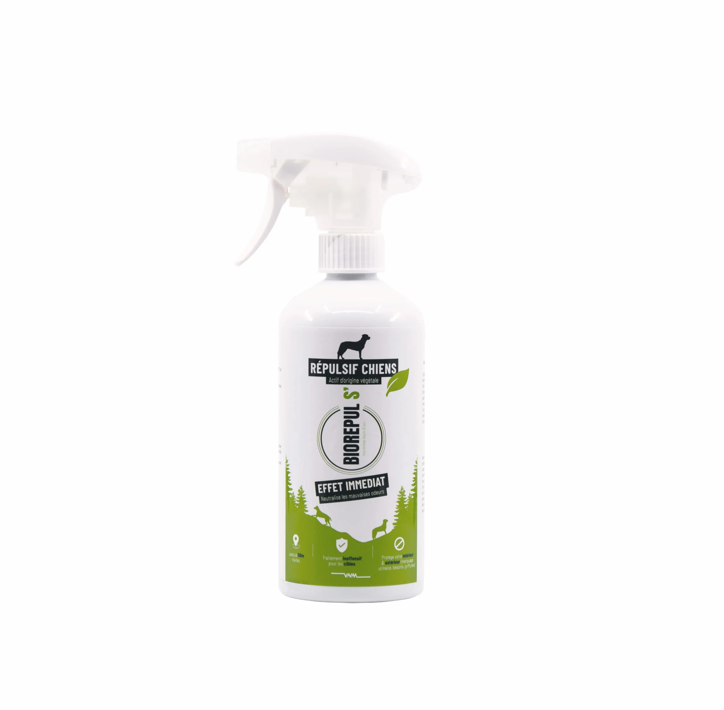BIOREPUL S' Spray Répulsif pour Chien Anti marquage urinaire 450ml