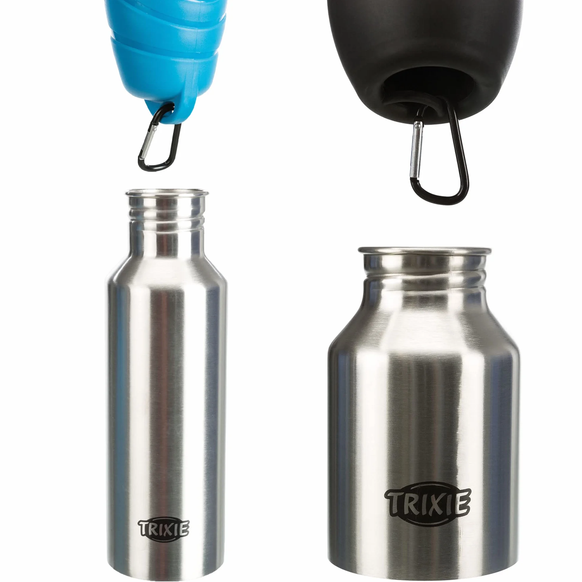 Trixie Gourde avec Écuelle Acier Inoxydable/Plastique 750 ml