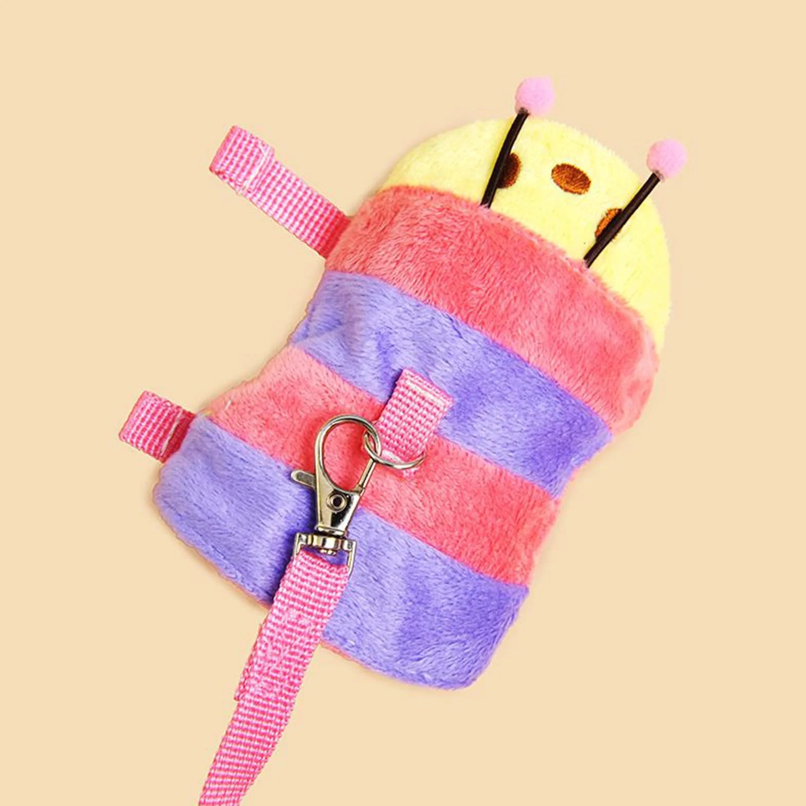 Laisse réglable Harnais Gilet pour Petit Animal de Compagnie, Accessoires Dressage hérisson Chiot Lapin Chaton Raton Laveur Plein air