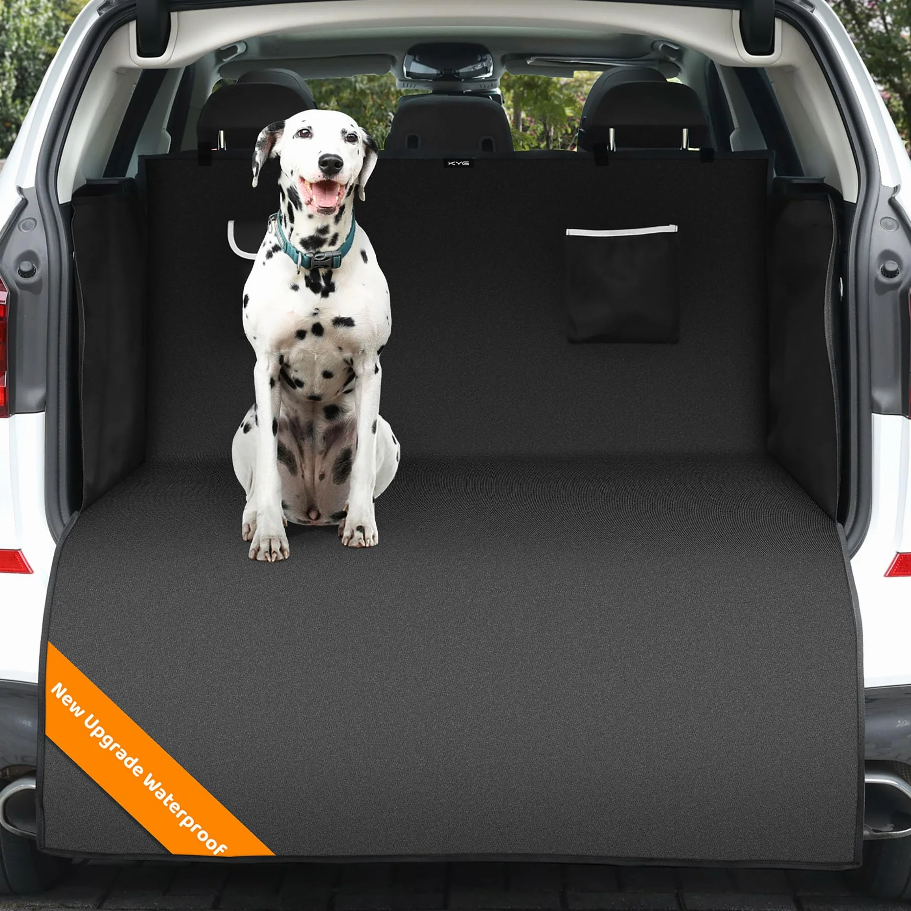 KYG Protection de Coffre Universelle 185 x 115 x 48 cm Imperméable Antidérapante Résistante aux Rayures pour Chien XXL Voiture